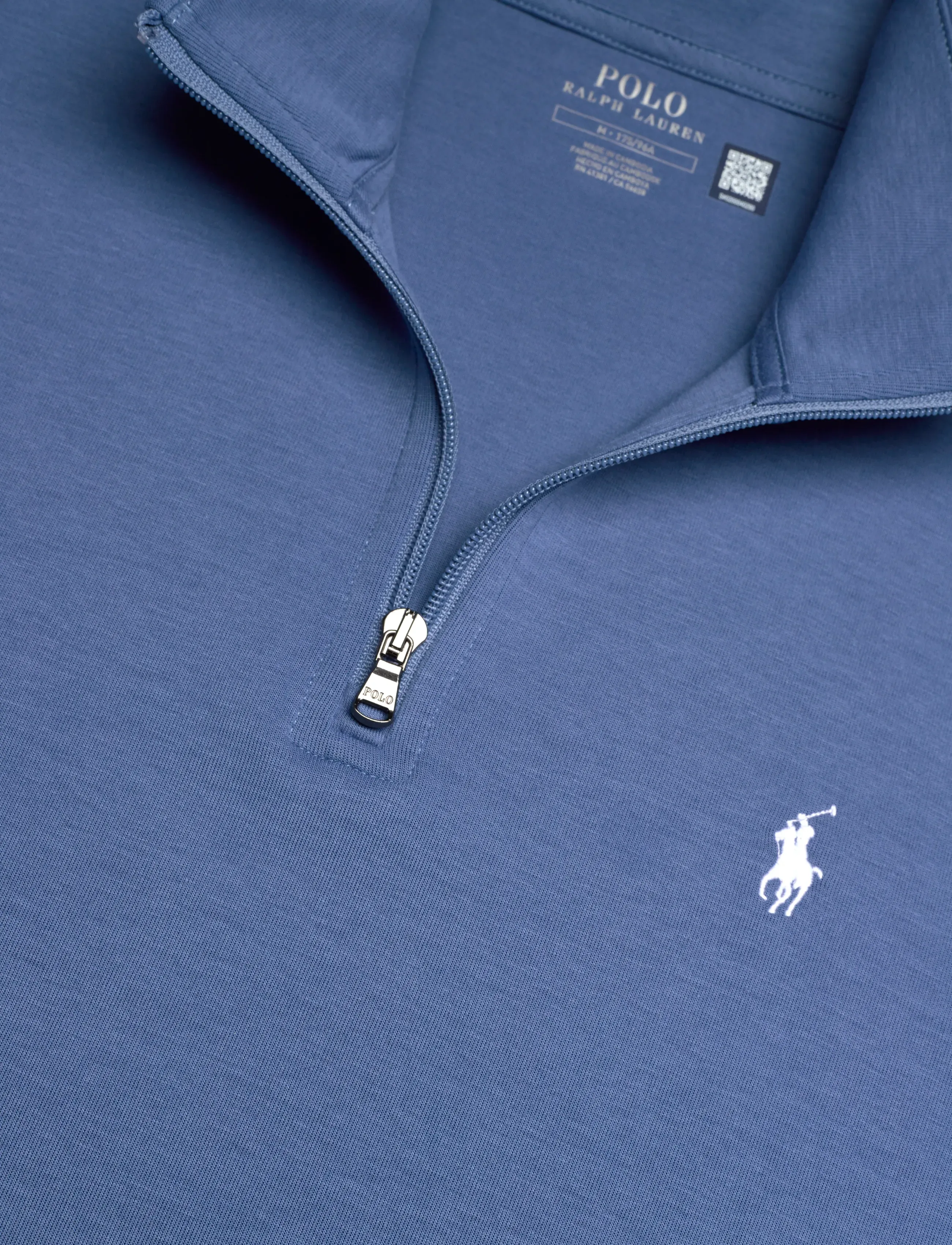 Polo Ralph Lauren - Double-Knit Quarter-Zip Pullover - shop efter anledning - delta blue/c1730 - 4