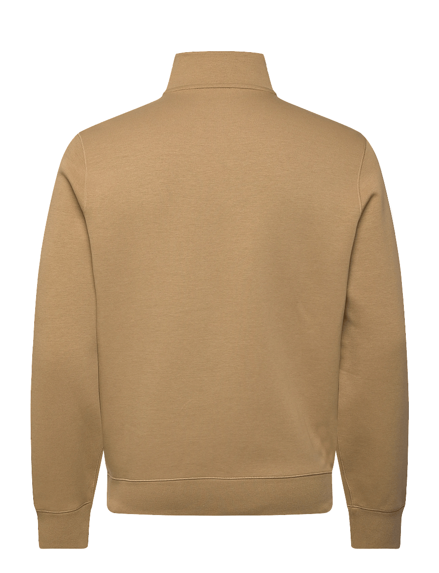 Polo Ralph Lauren - Double-Knit Quarter-Zip Pullover - shop efter anledning - desert tan/c1730 - 2
