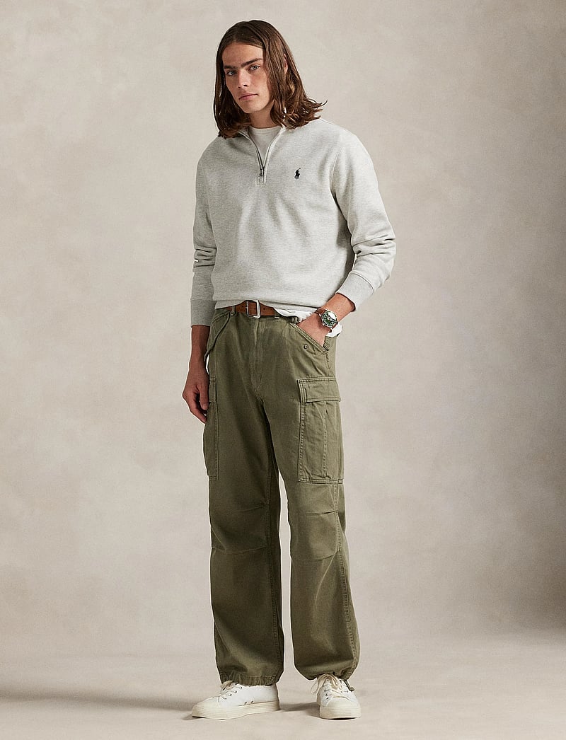 Polo Ralph Lauren - Double-Knit Quarter-Zip Pullover - half zip - lt sport heather - 0