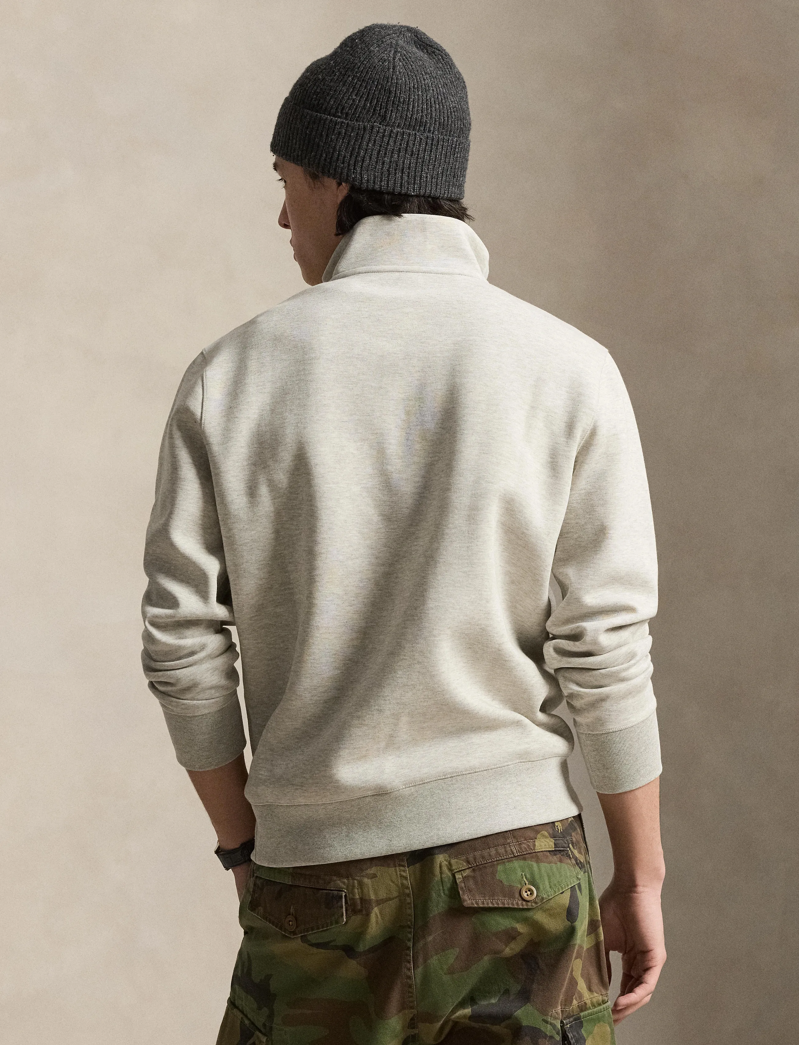 Polo Ralph Lauren - Double-Knit Quarter-Zip Pullover - shop efter anledning - lt sport heather - 2