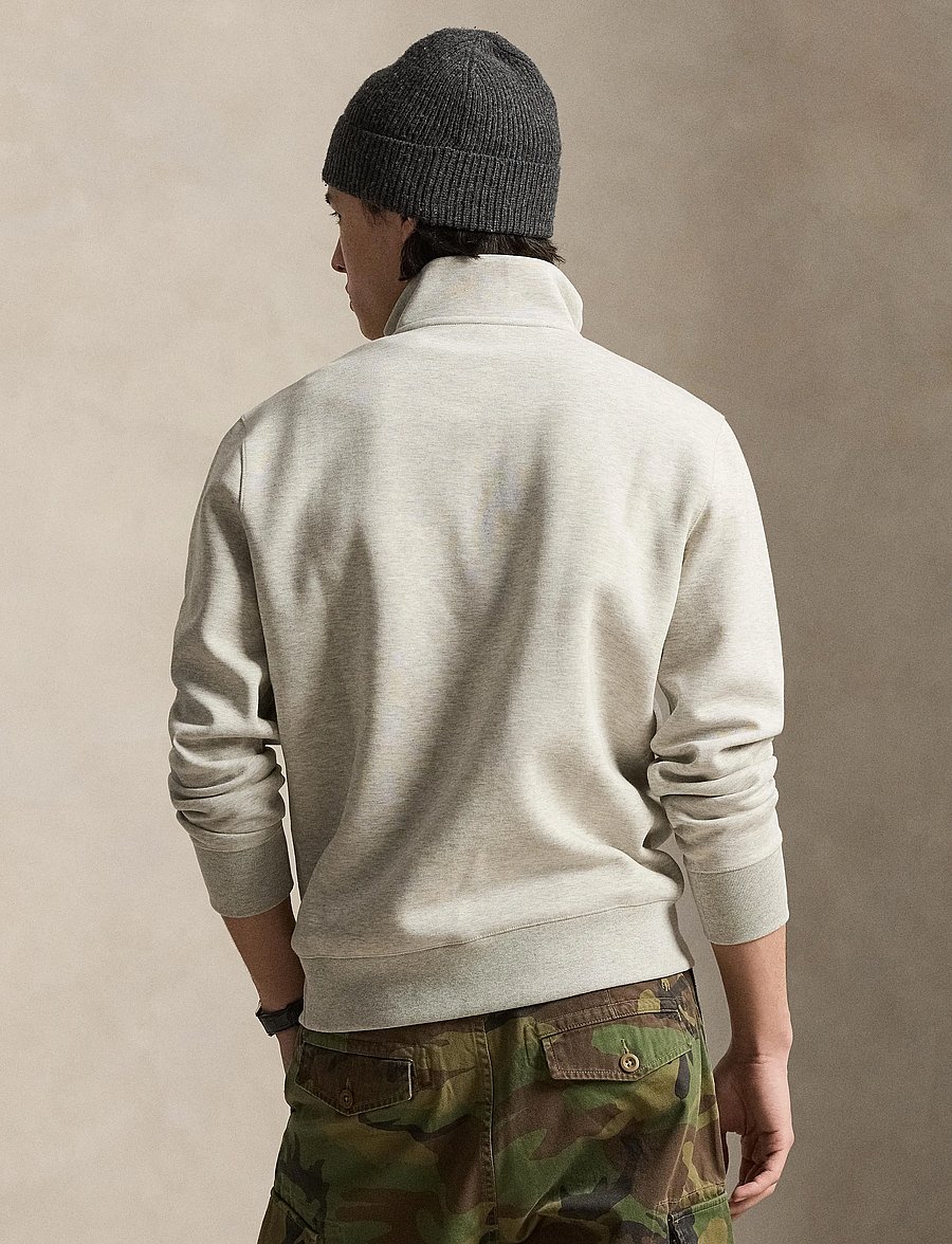 Polo Ralph Lauren - Double-Knit Quarter-Zip Pullover - shop efter anledning - lt sport heather - 2