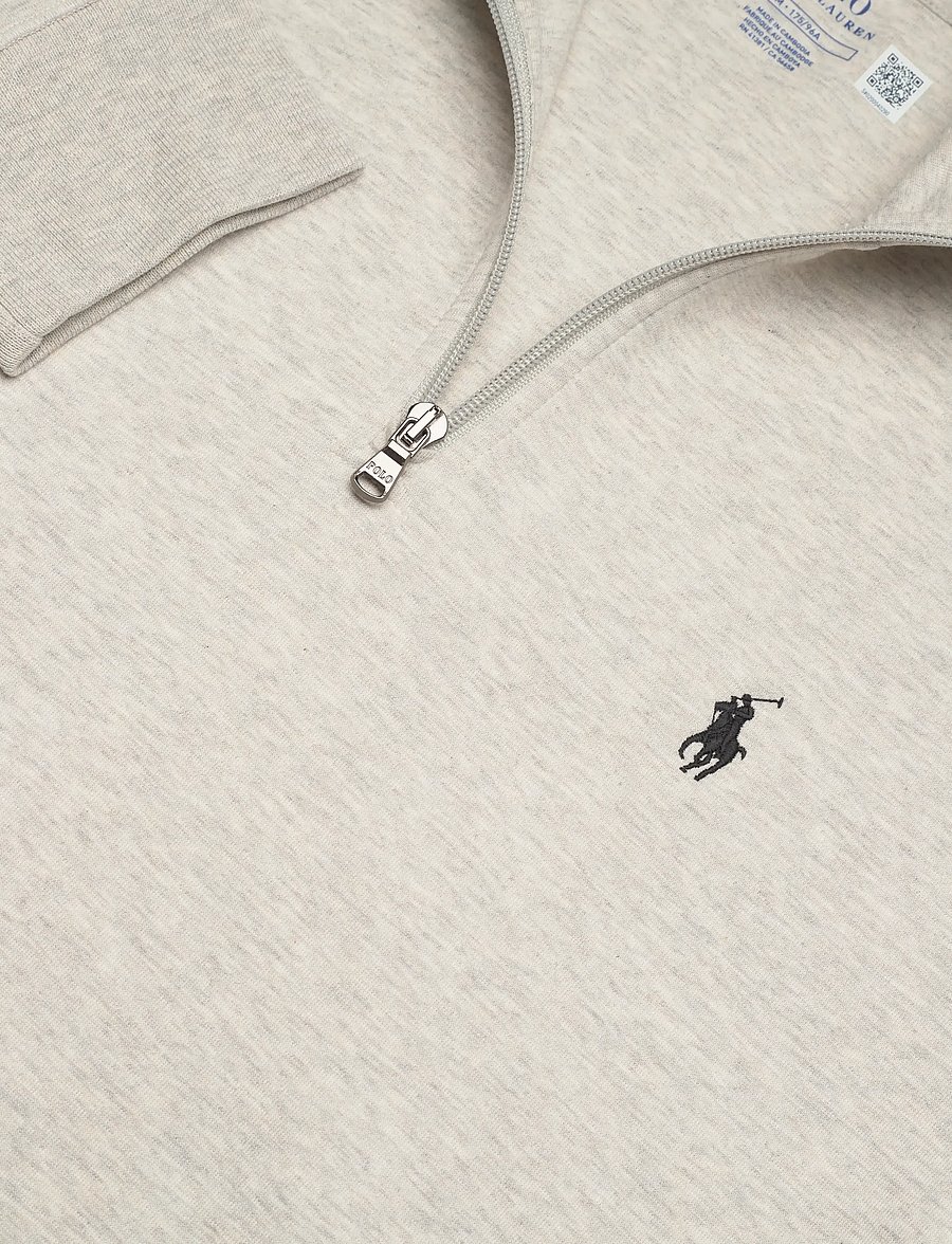 Polo Ralph Lauren - Double-Knit Quarter-Zip Pullover - shop efter anledning - lt sport heather - 5
