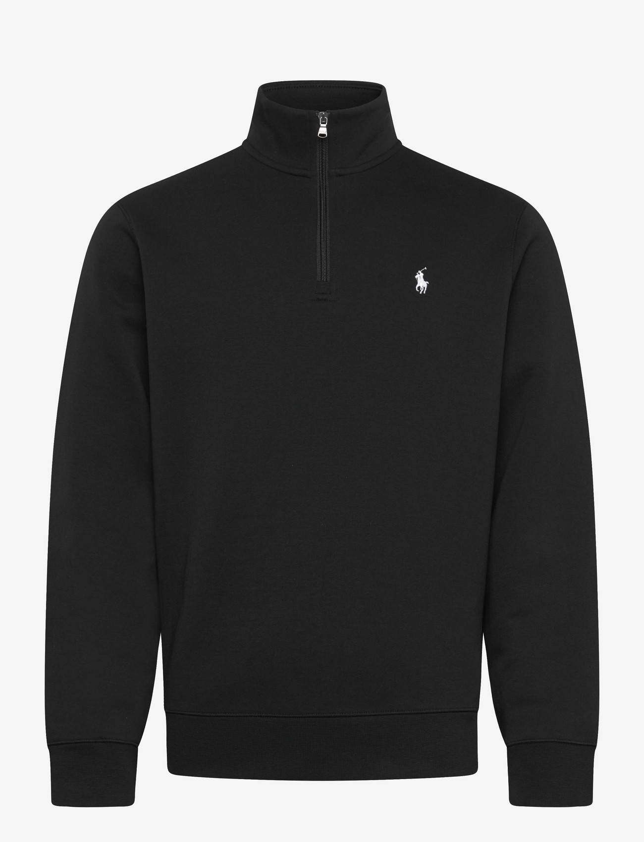 Polo Ralph Lauren - Double-Knit Quarter-Zip Pullover - half zip-tröjor - polo black/c1730 - 0