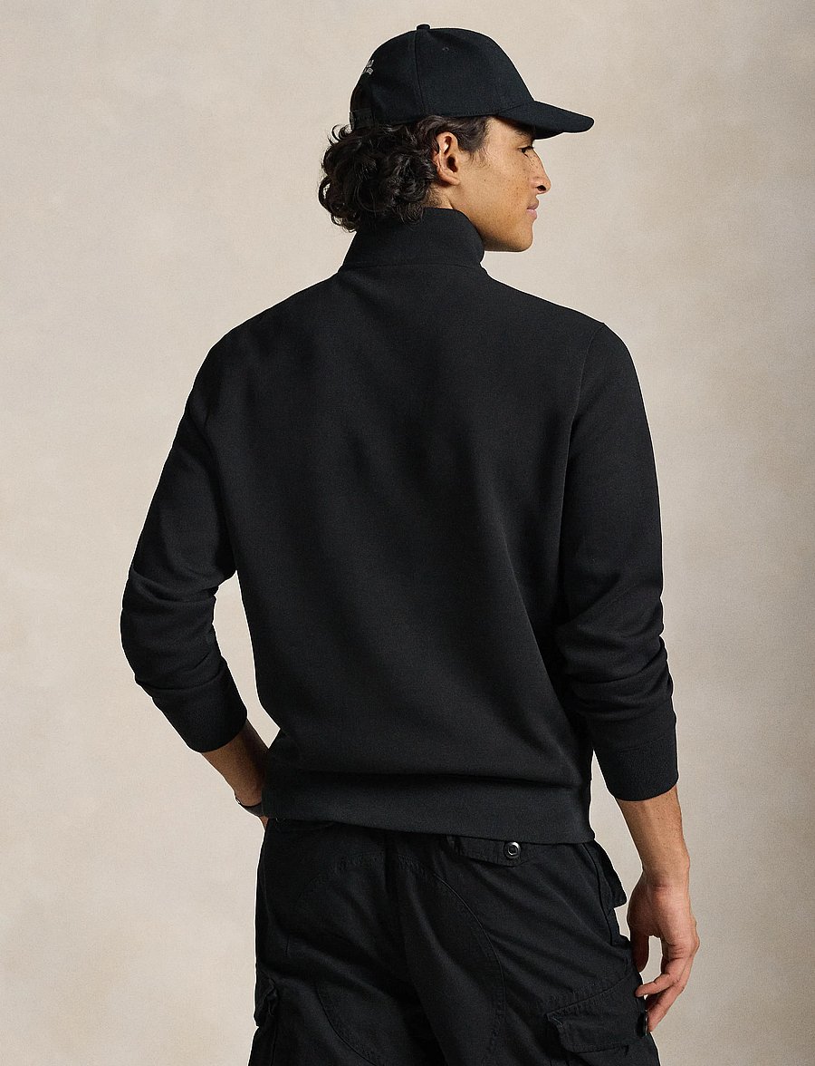 Polo Ralph Lauren - Double-Knit Quarter-Zip Pullover - sweatshirts - polo black/c1730 - 3