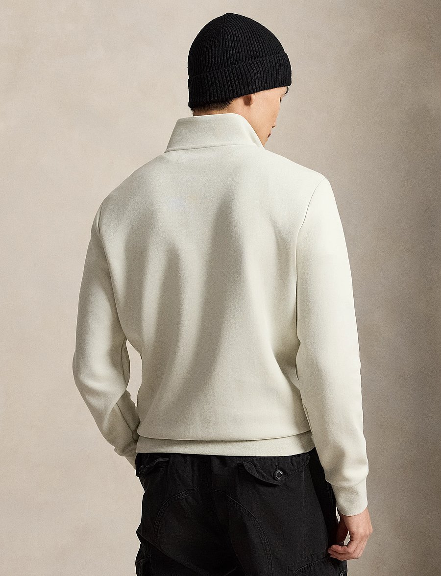 Polo Ralph Lauren - Double-Knit Quarter-Zip Pullover - half zip-tröjor - stone pebble/c173 - 2