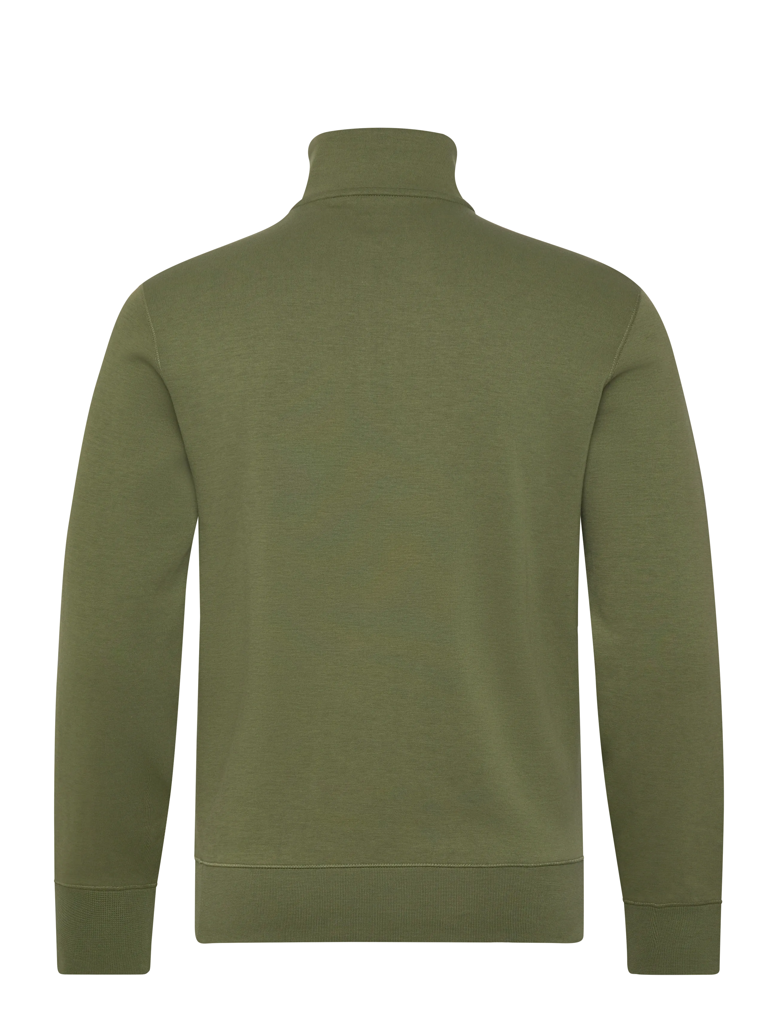 Polo Ralph Lauren - Double-Knit Quarter-Zip Pullover - shop efter anledning - supply olive/c173 - 2