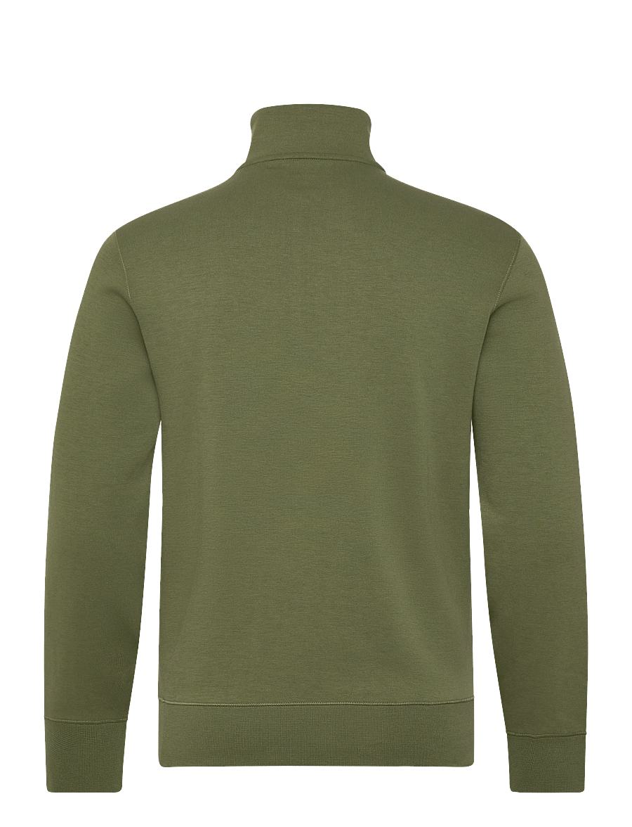 Polo Ralph Lauren - Double-Knit Quarter-Zip Pullover - shop efter anledning - supply olive/c173 - 2