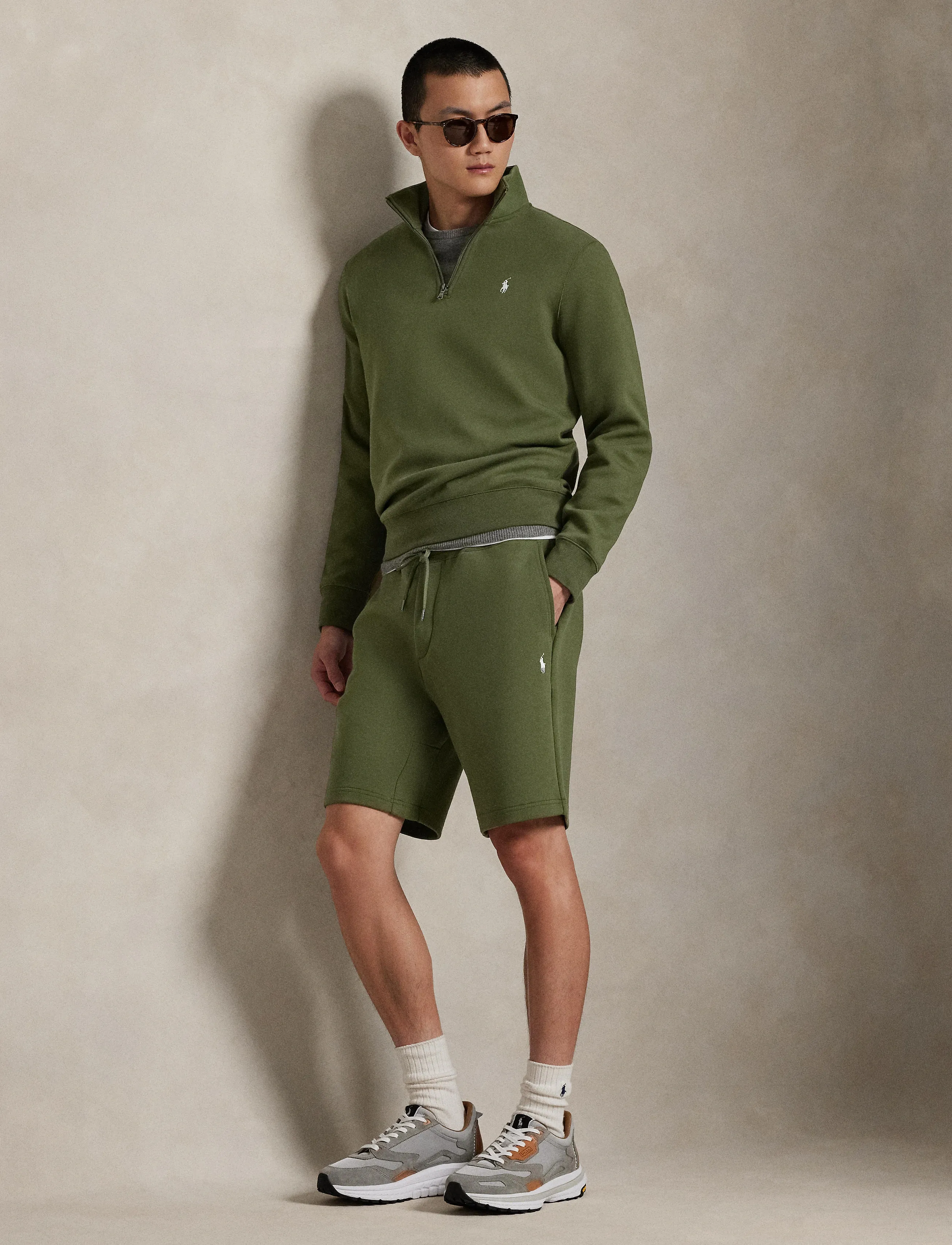 Polo Ralph Lauren Double-Knit Quarter-Zip Pullover, S, Sweatshirts & Hættetrøjer > Sweatshirts, Herre
