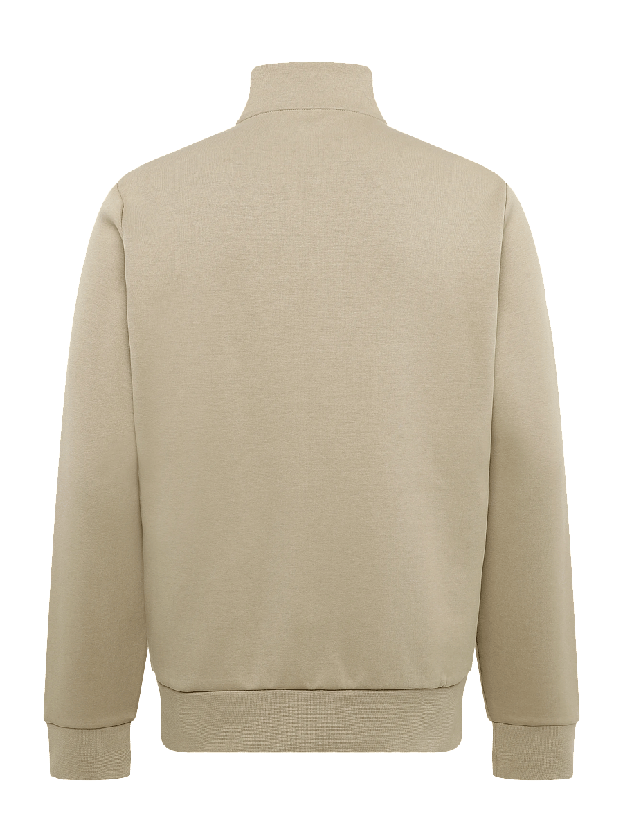 Polo Ralph Lauren - Double-Knit Quarter-Zip Pullover - pullover mit halbem reißverschluss - surrey tan/c1730 - 2