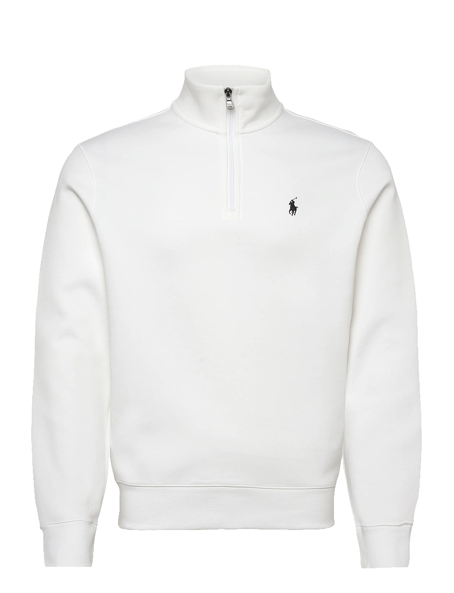 Polo Ralph Lauren - Double-Knit Quarter-Zip Pullover - shop efter anledning - white/c9760 - 1