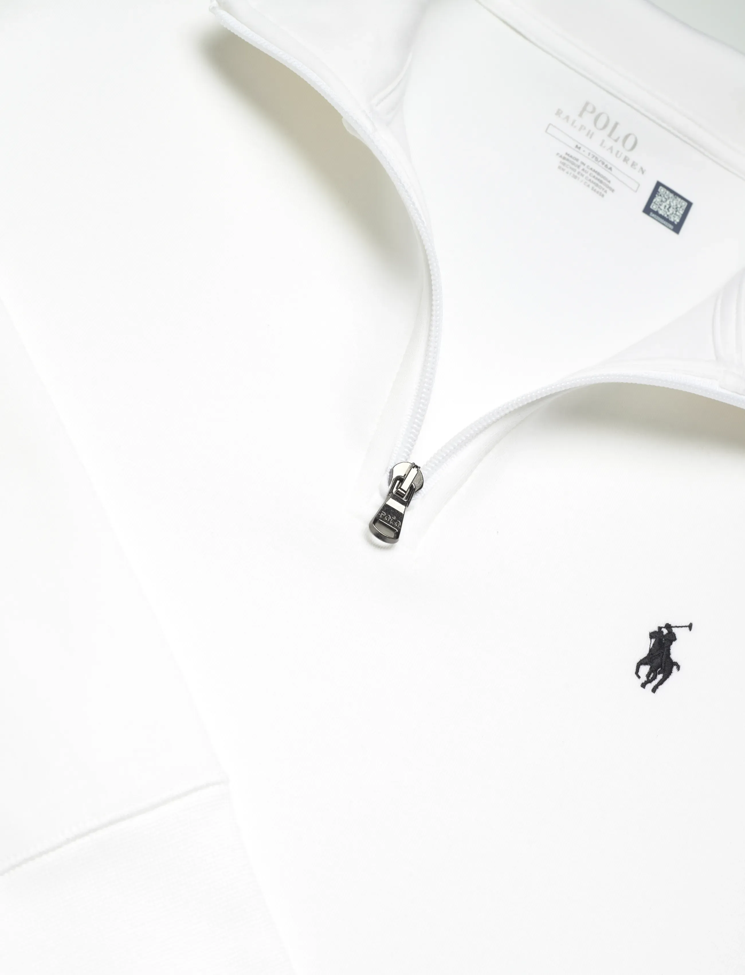 Polo Ralph Lauren - Double-Knit Quarter-Zip Pullover - shop efter anledning - white/c9760 - 5