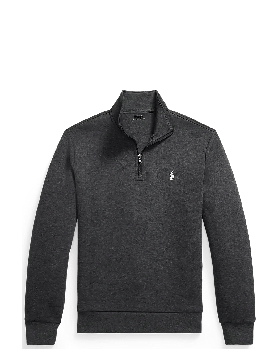 Polo Ralph Lauren - 30/1 DOUBLE KNT CVC-LSL-SWS - half zip-tröjor - windsor heather/c - 0