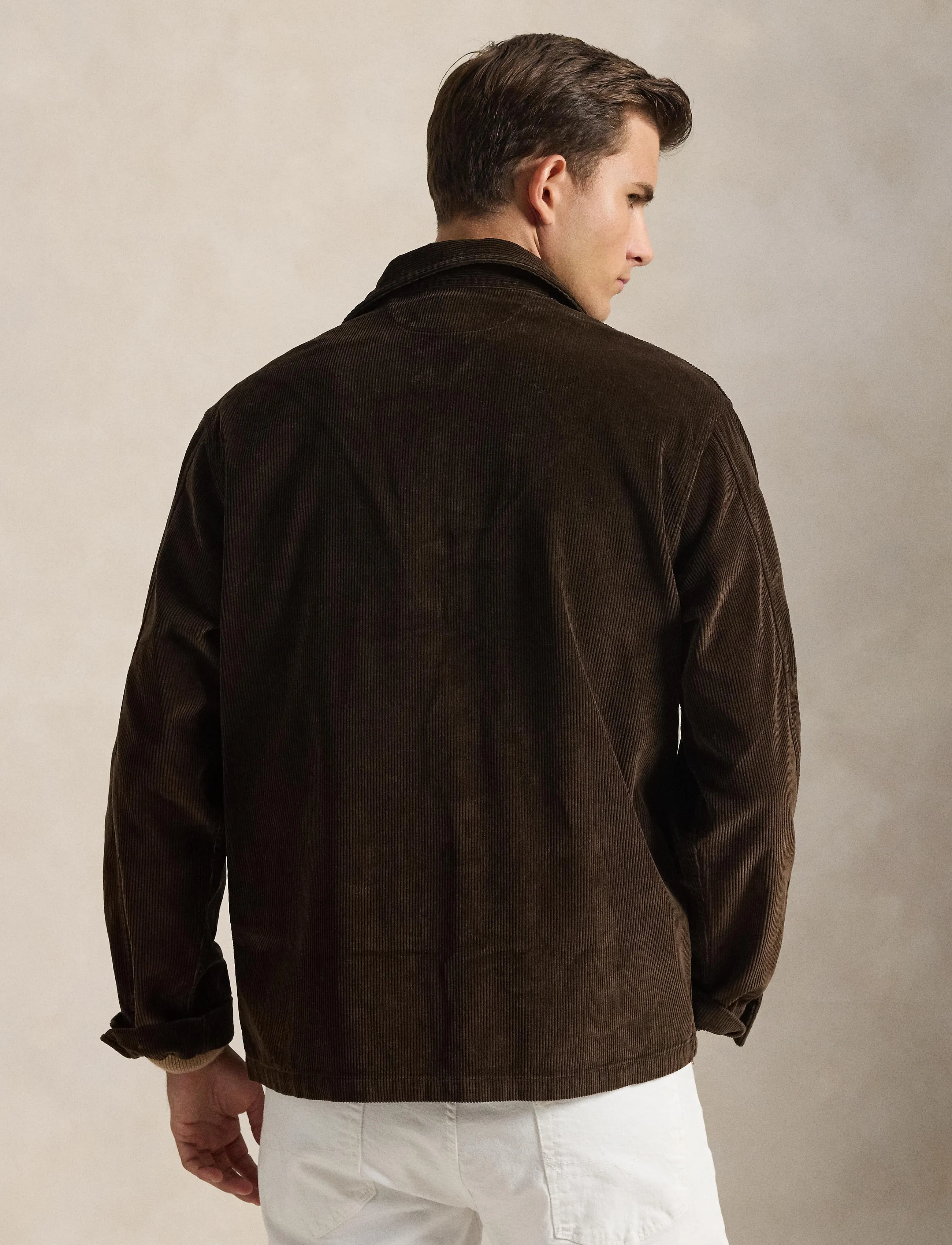 Polo Ralph Lauren - Corduroy Utility Overshirt - dark beech - 3