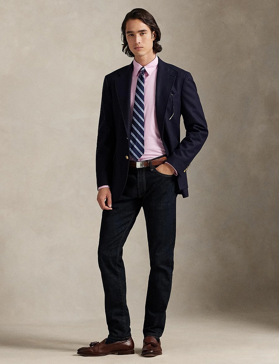 Polo Ralph Lauren - Custom Fit Stretch Oxford Shirt - oxfordi särgid - 5026c pink - 0