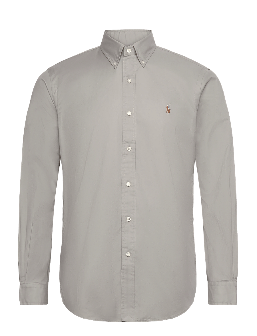 Polo Ralph Lauren - Custom Fit Stretch Oxford Shirt - 5026l grey - 0