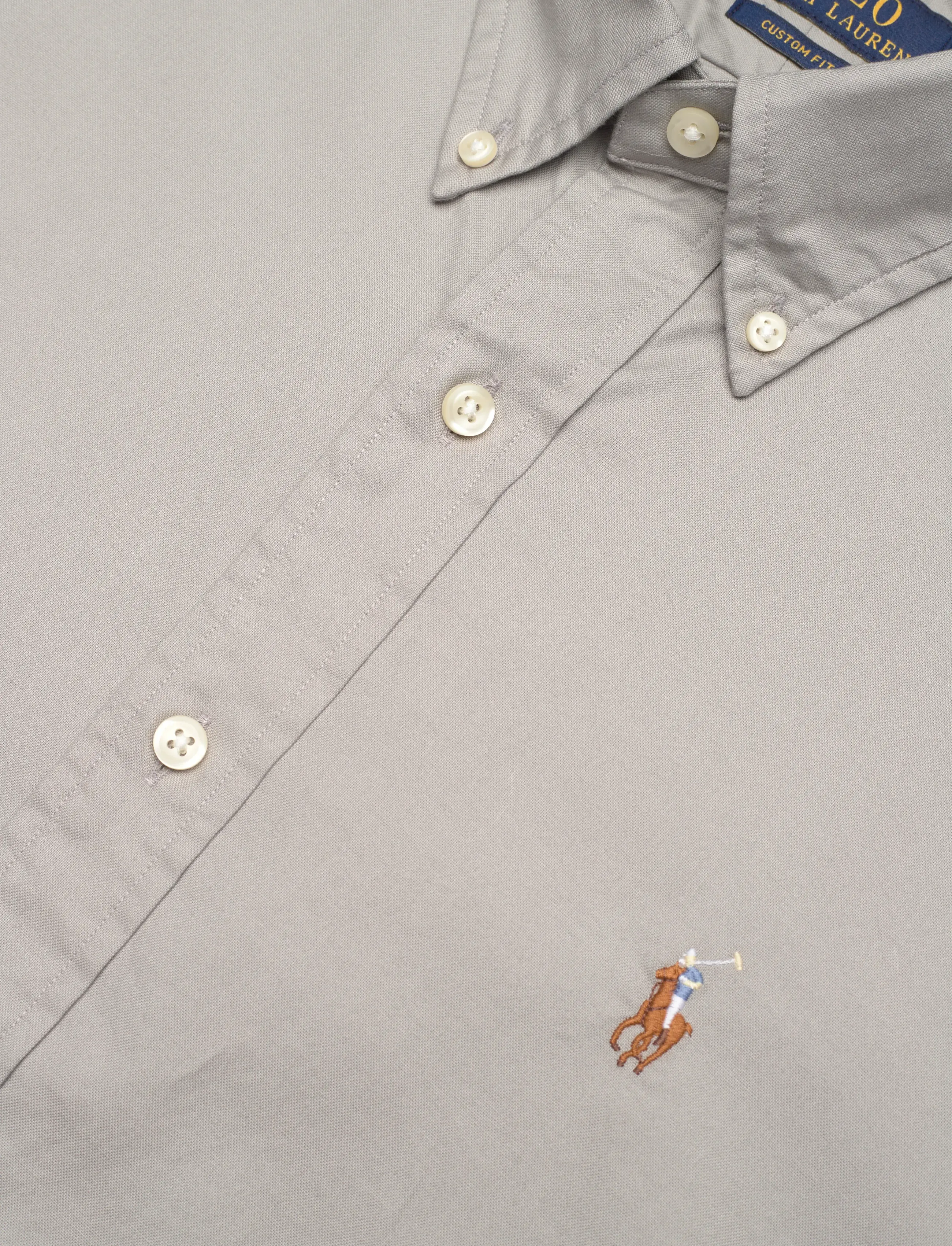 Polo Ralph Lauren - Custom Fit Stretch Oxford Shirt - 5026l grey - 3