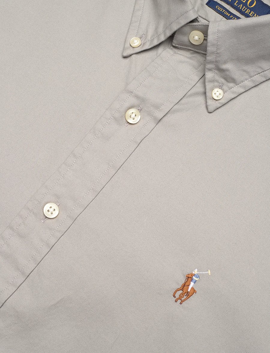 Polo Ralph Lauren - Custom Fit Stretch Oxford Shirt - 5026l grey - 3