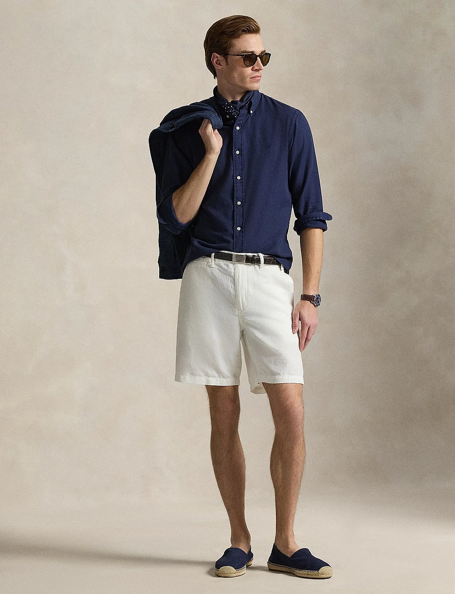 Polo Ralph Lauren - GD TEXTURED DOBBY-WVN-SHIRT - casual hemden - cruise navy - 3