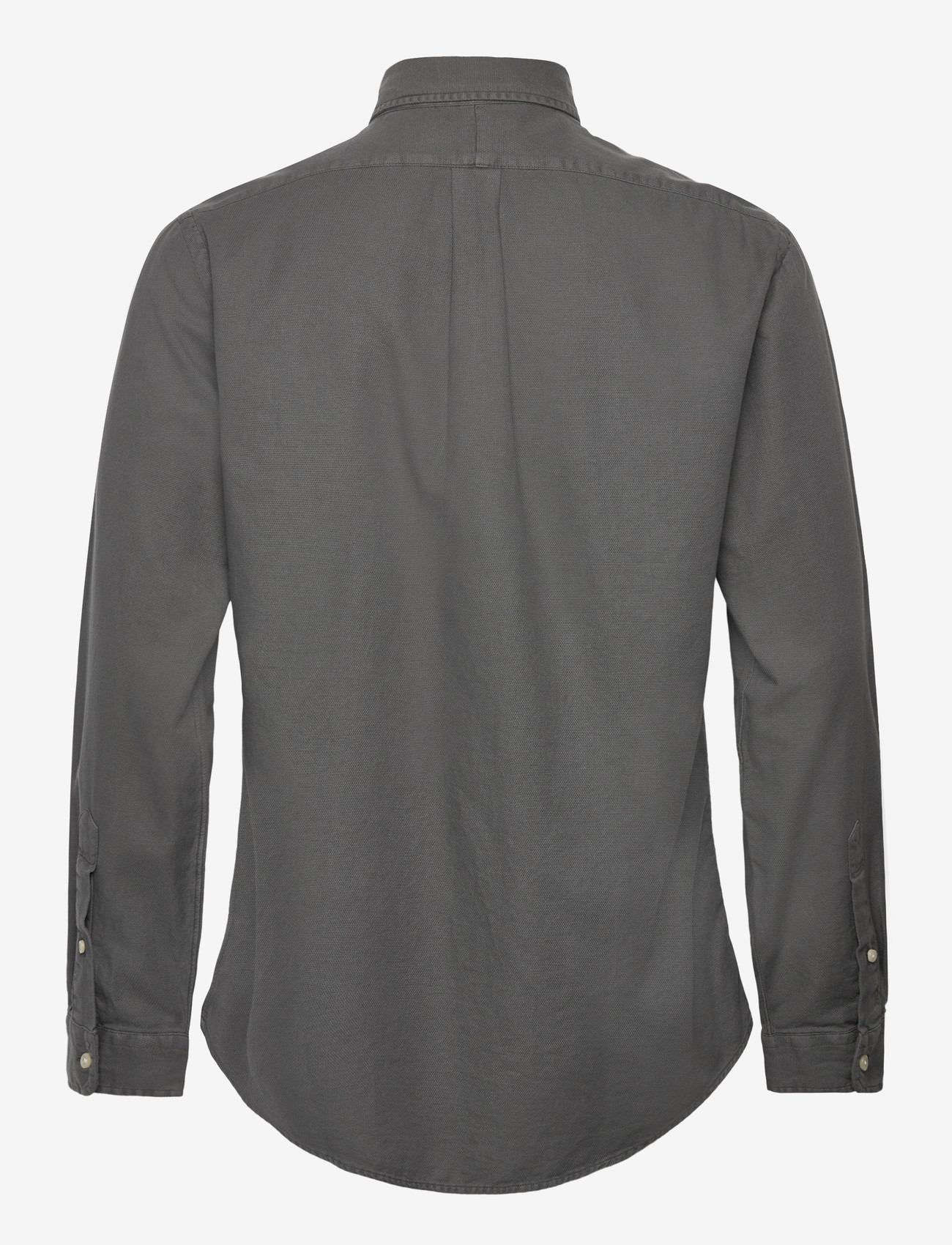 Polo Ralph Lauren - Custom Fit Textured Dobby Shirt - basic skjorter - dark metal - 1