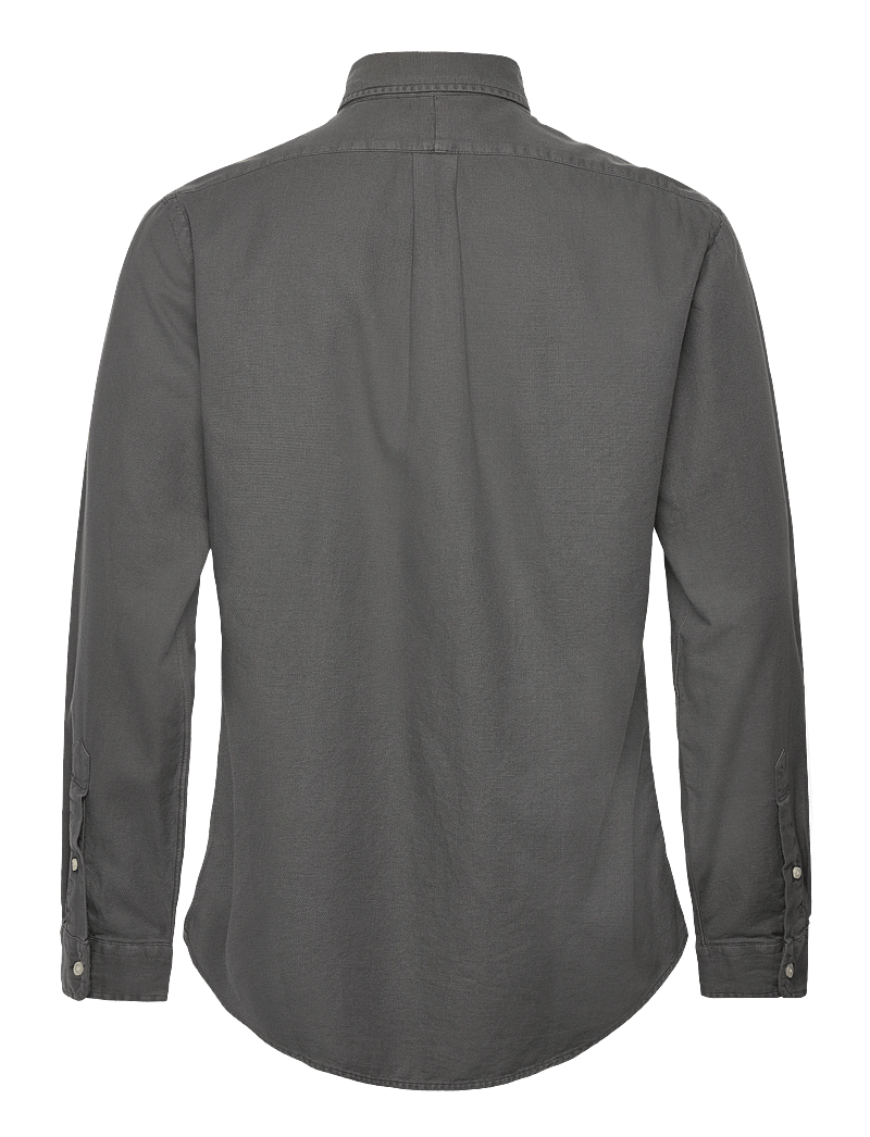 Polo Ralph Lauren - Custom Fit Textured Dobby Shirt - basic skjorter - dark metal - 1