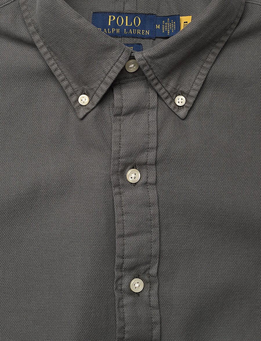 Polo Ralph Lauren - GD TEXTURED DOBBY-WVN-SHIRT - casual skjorter - dark metal - 5