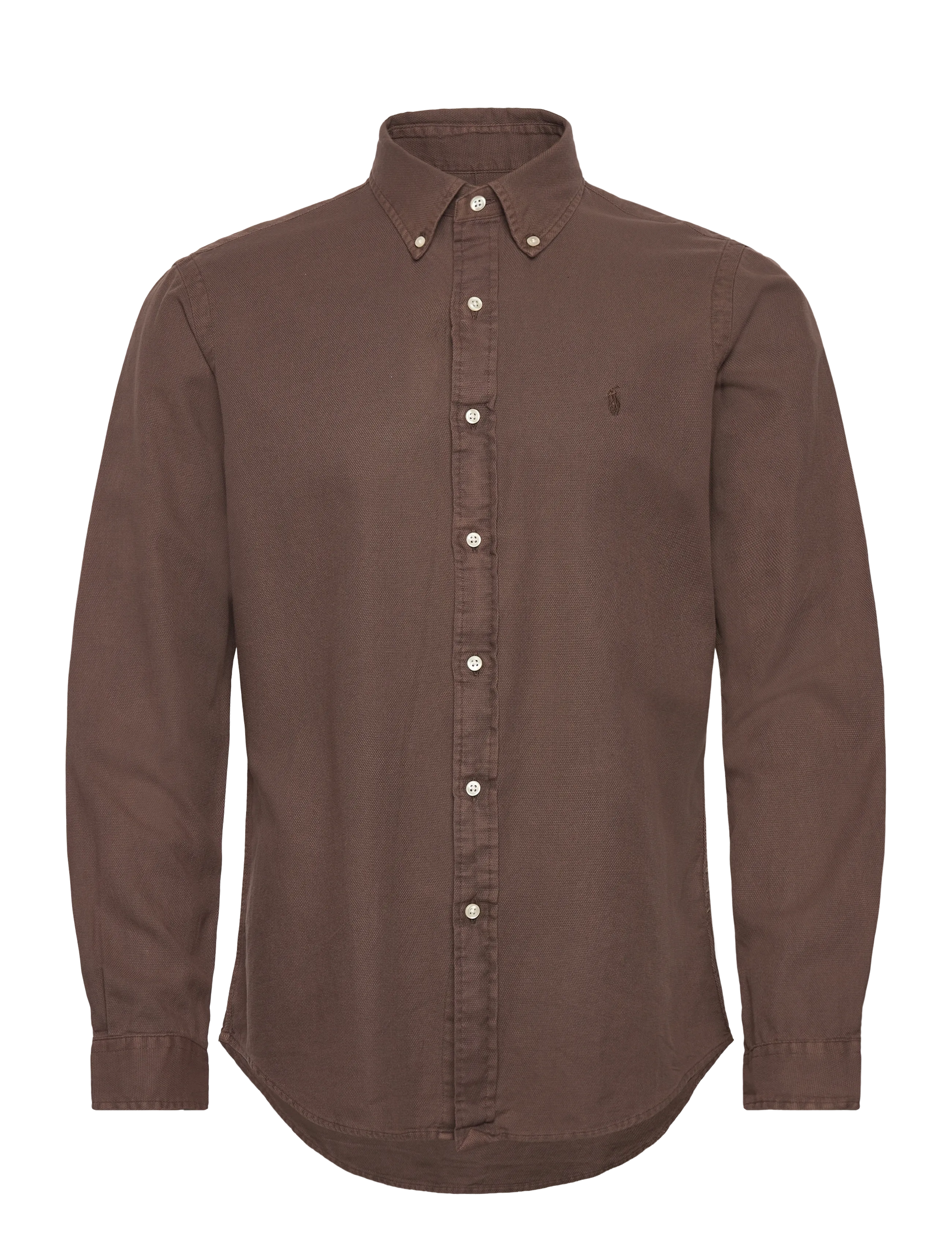 Polo Ralph Lauren GD TEXTURED DOBBY-WVN-SHIRT - Skjorter - NUTMEG BROWN / brown