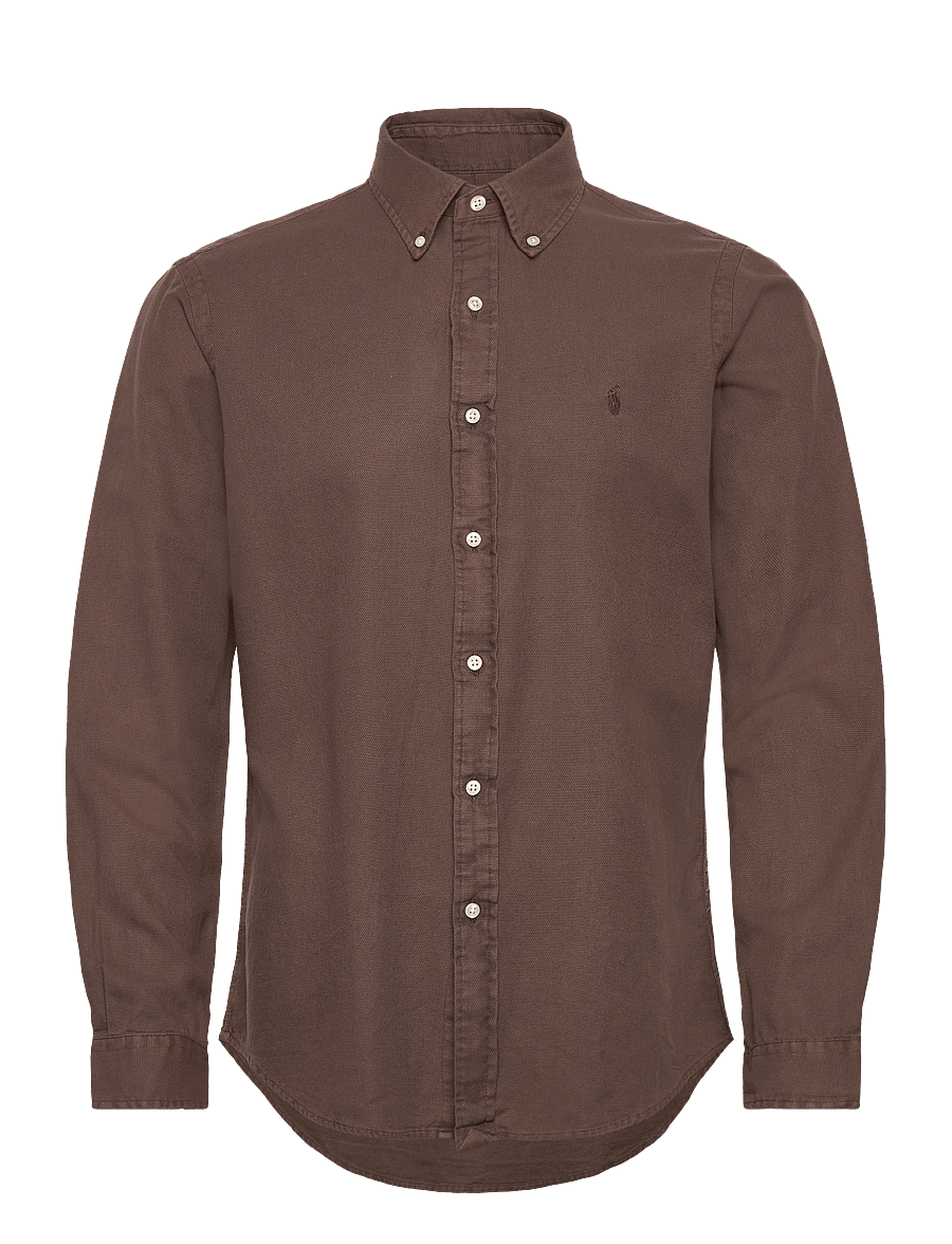 Polo Ralph Lauren - GD TEXTURED DOBBY-WVN-SHIRT - casual skjorter - nutmeg brown - 1
