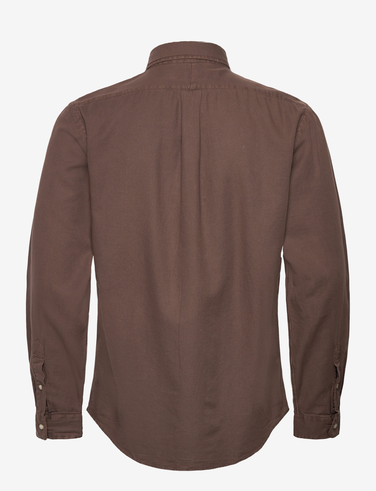 Polo Ralph Lauren - Custom Fit Textured Dobby Shirt - basic skjortor - nutmeg brown - 1