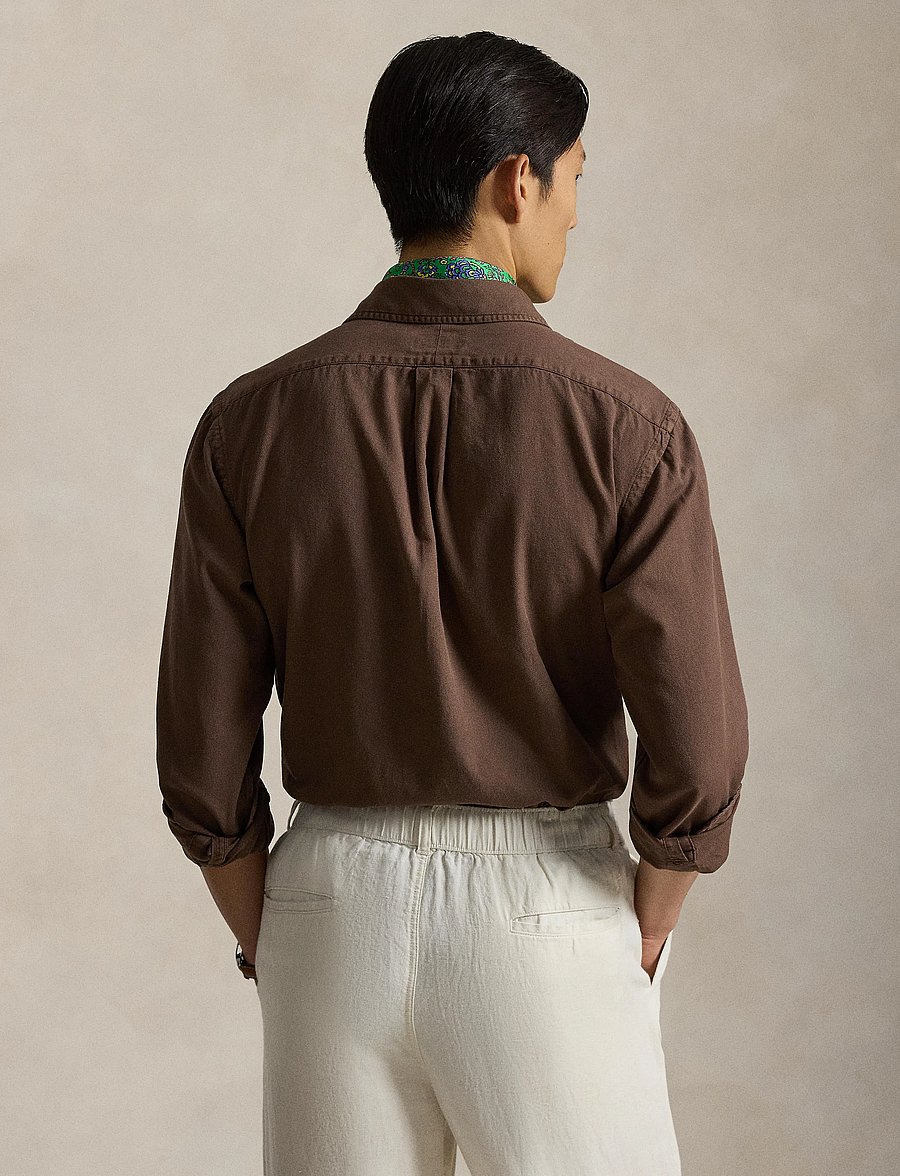 Polo Ralph Lauren - GD TEXTURED DOBBY-WVN-SHIRT - casual skjorter - nutmeg brown - 3