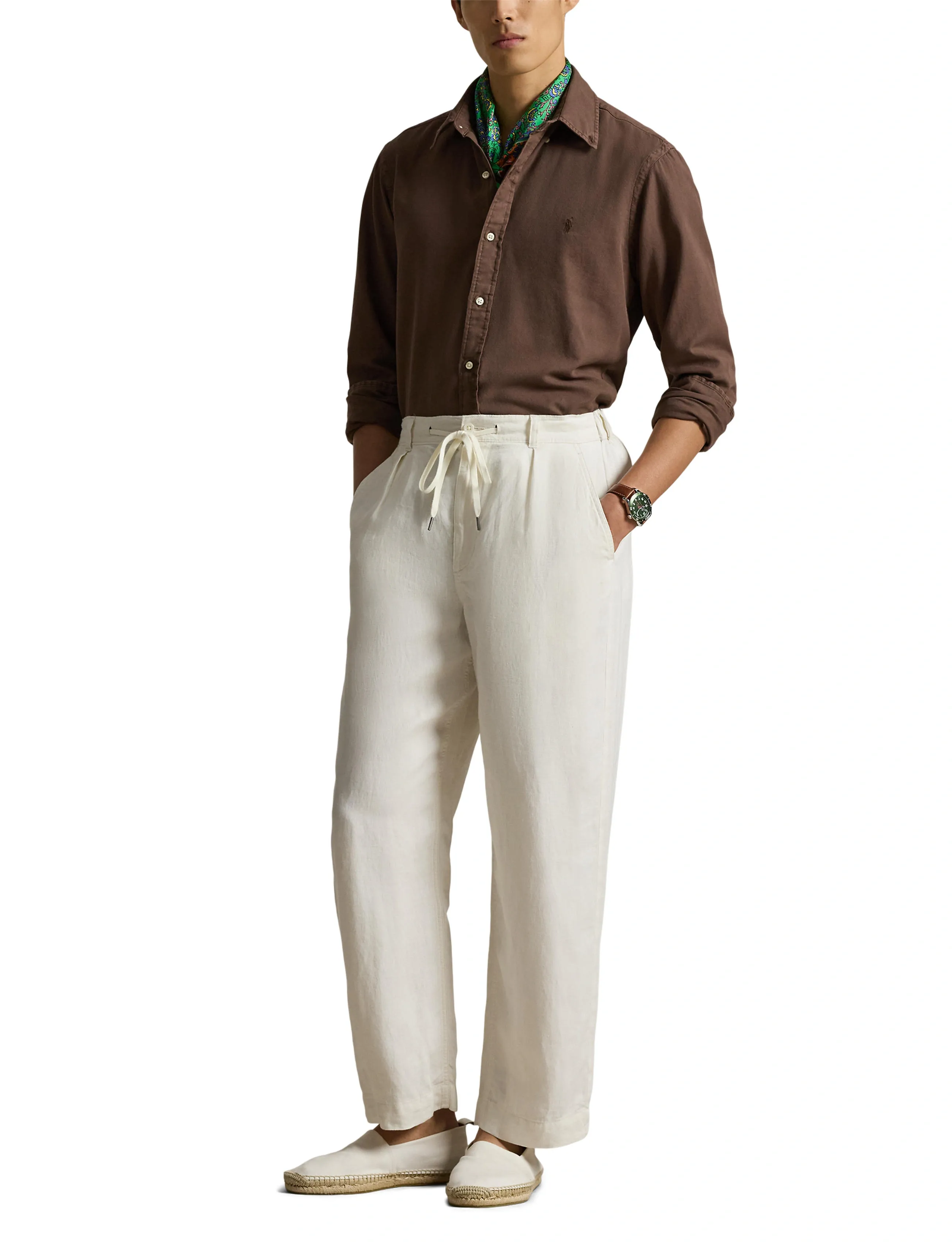 Polo Ralph Lauren Gd Textured Dobby-Wvn-Shirt skjortor & blusar herr – bild 7