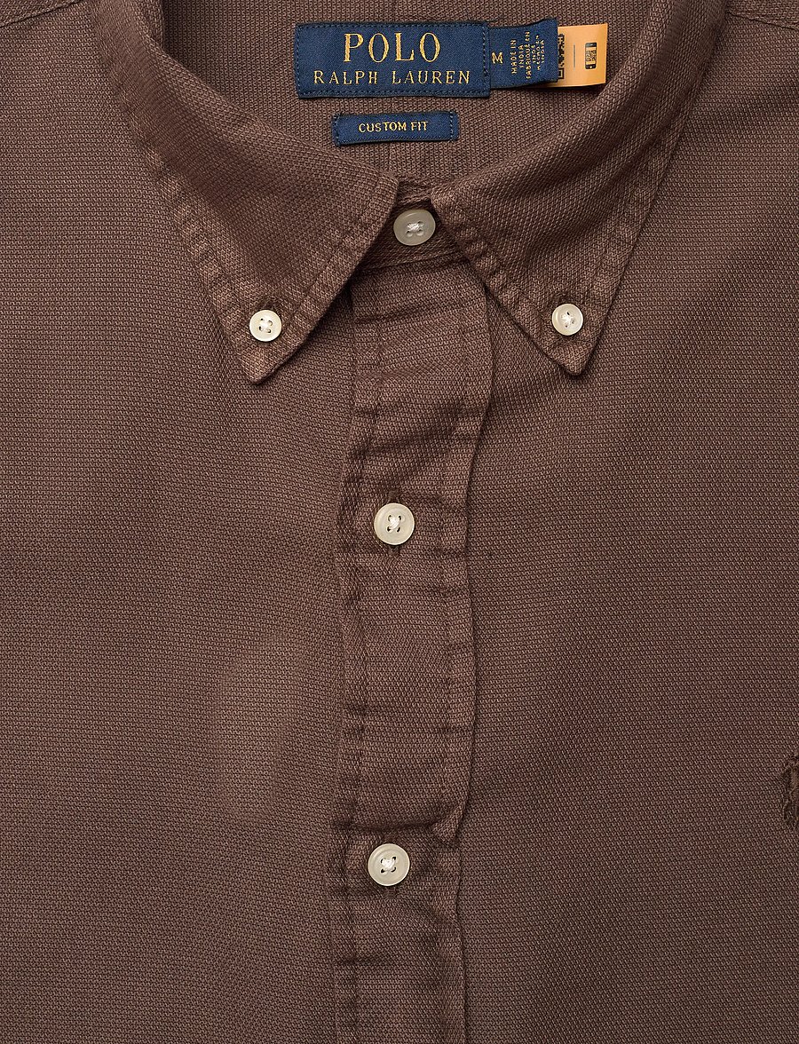 Polo Ralph Lauren - GD TEXTURED DOBBY-WVN-SHIRT - casual skjorter - nutmeg brown - 5