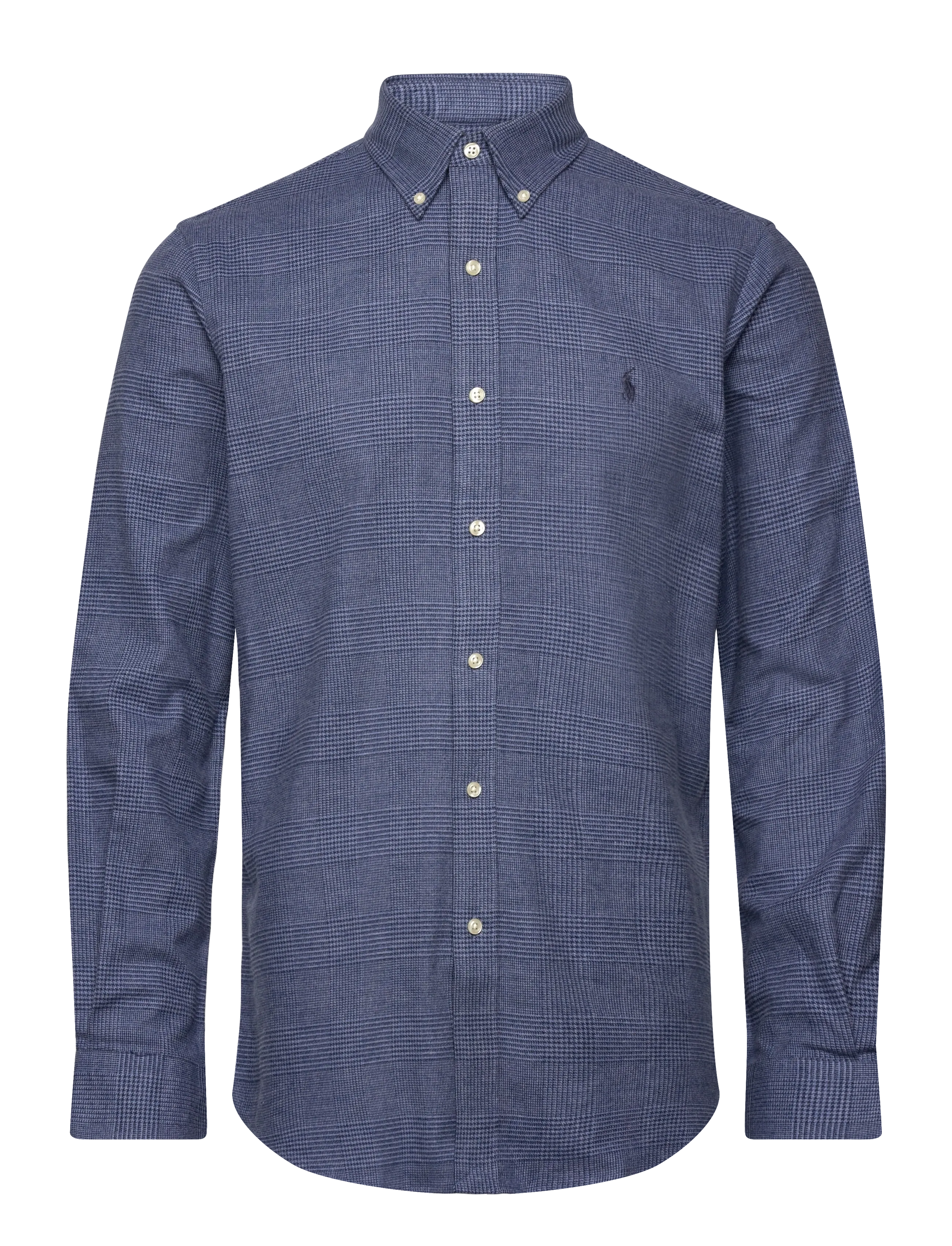 Polo Ralph Lauren Custom Fit Plaid Performance Twill Shirt - Skjorter - 7053A BLUE HEATHE / blue