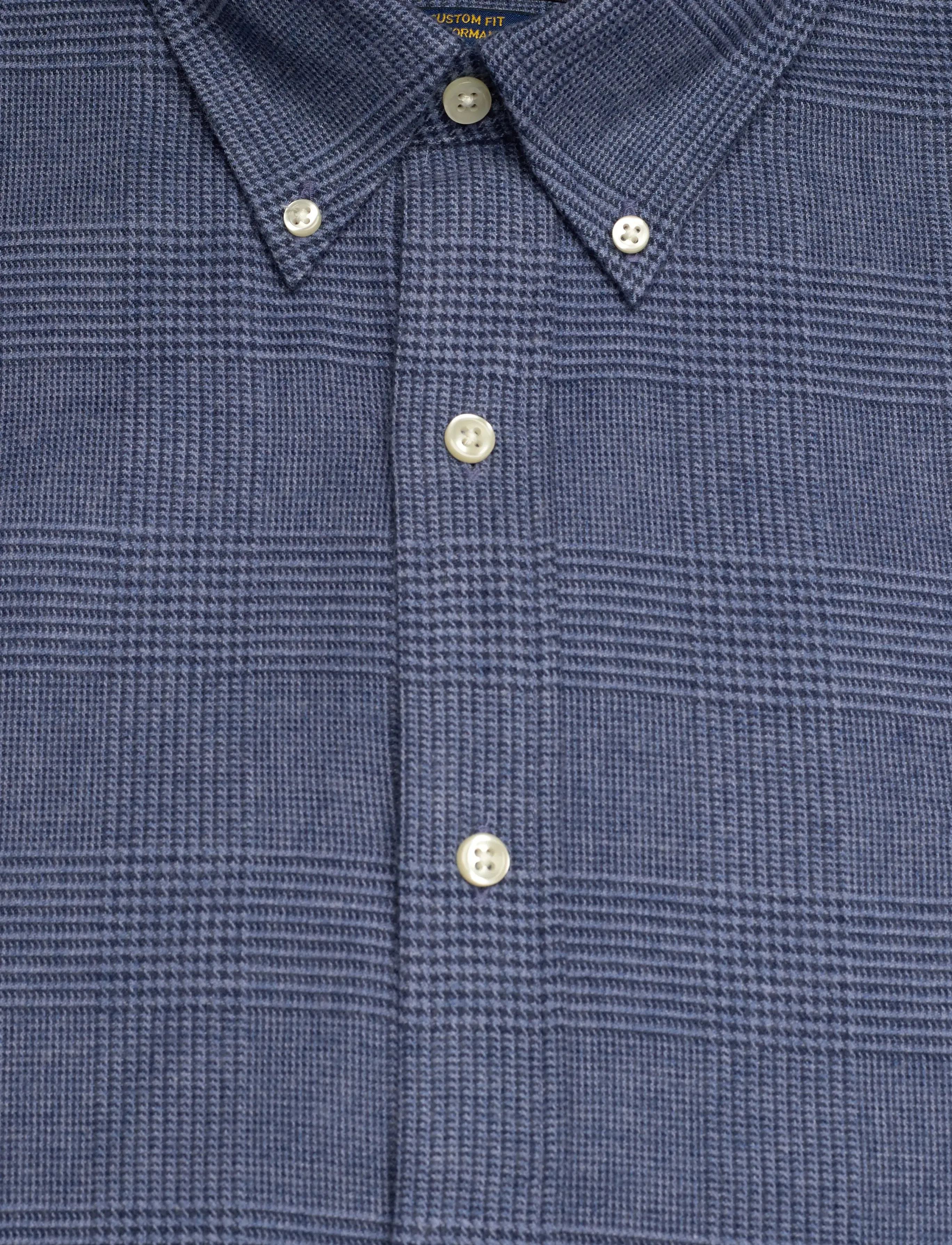 Polo Ralph Lauren - Custom Fit Plaid Performance Twill Shirt - casual - 7053a blue heathe - 5