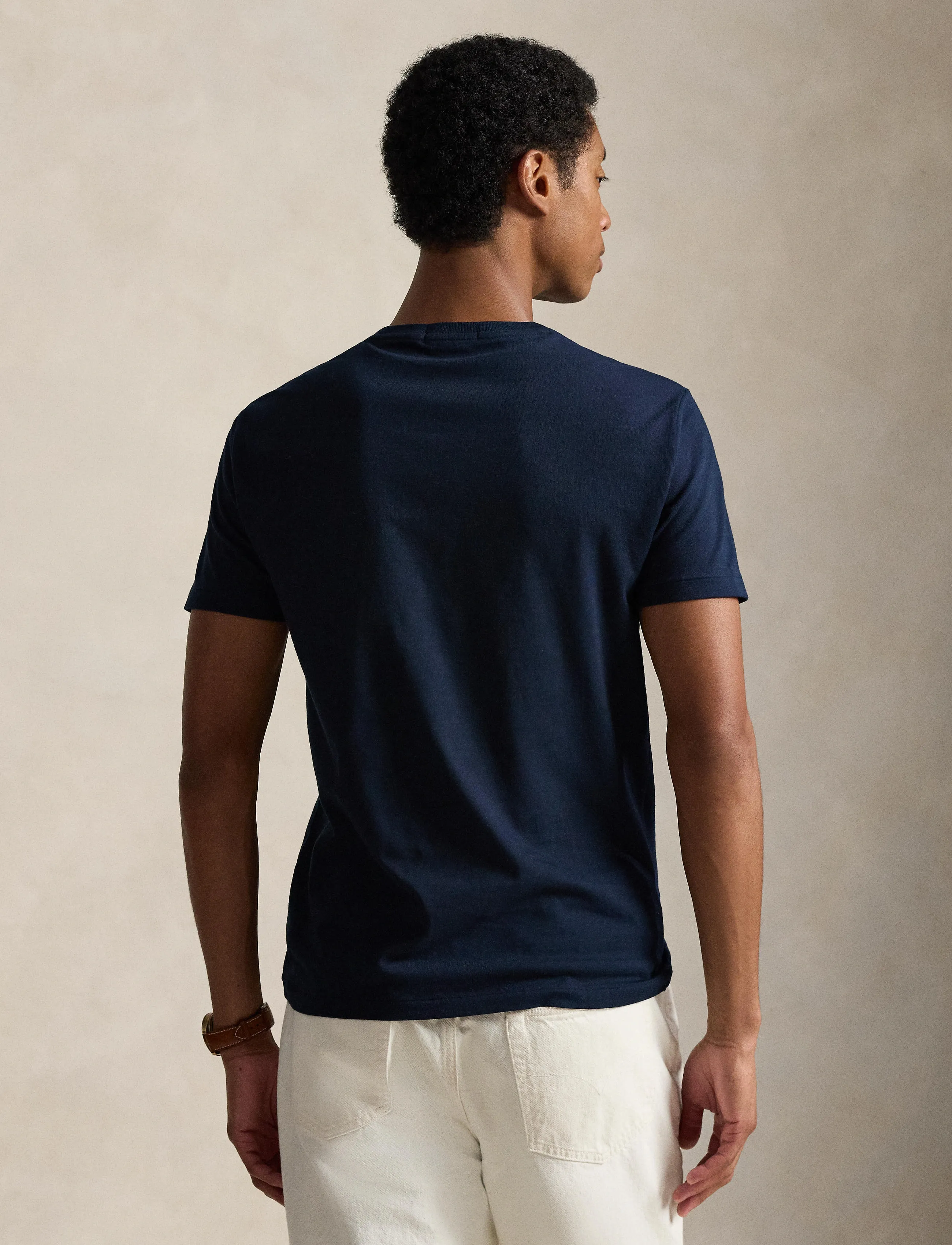 Polo Ralph Lauren - Custom Slim Fit Polo Bear T-Shirt - marškinėliai trumpomis rankovėmis - worth navy/active - 3