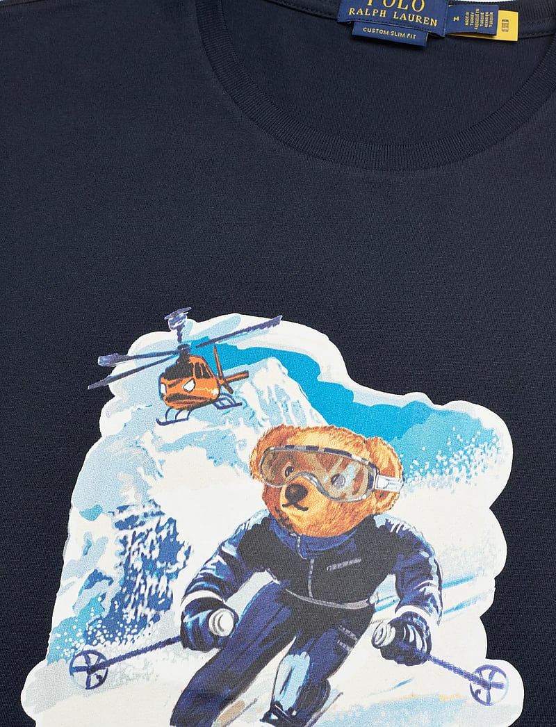 Polo Ralph Lauren - Custom Slim Fit Polo Bear T-Shirt - kortärmade t-shirts - worth navy/active - 2