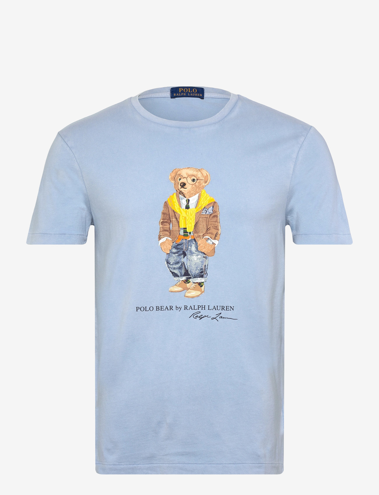 Polo Ralph Lauren - Custom Slim Fit Polo Bear T-Shirt - t-shirts - southport blue/he - 0