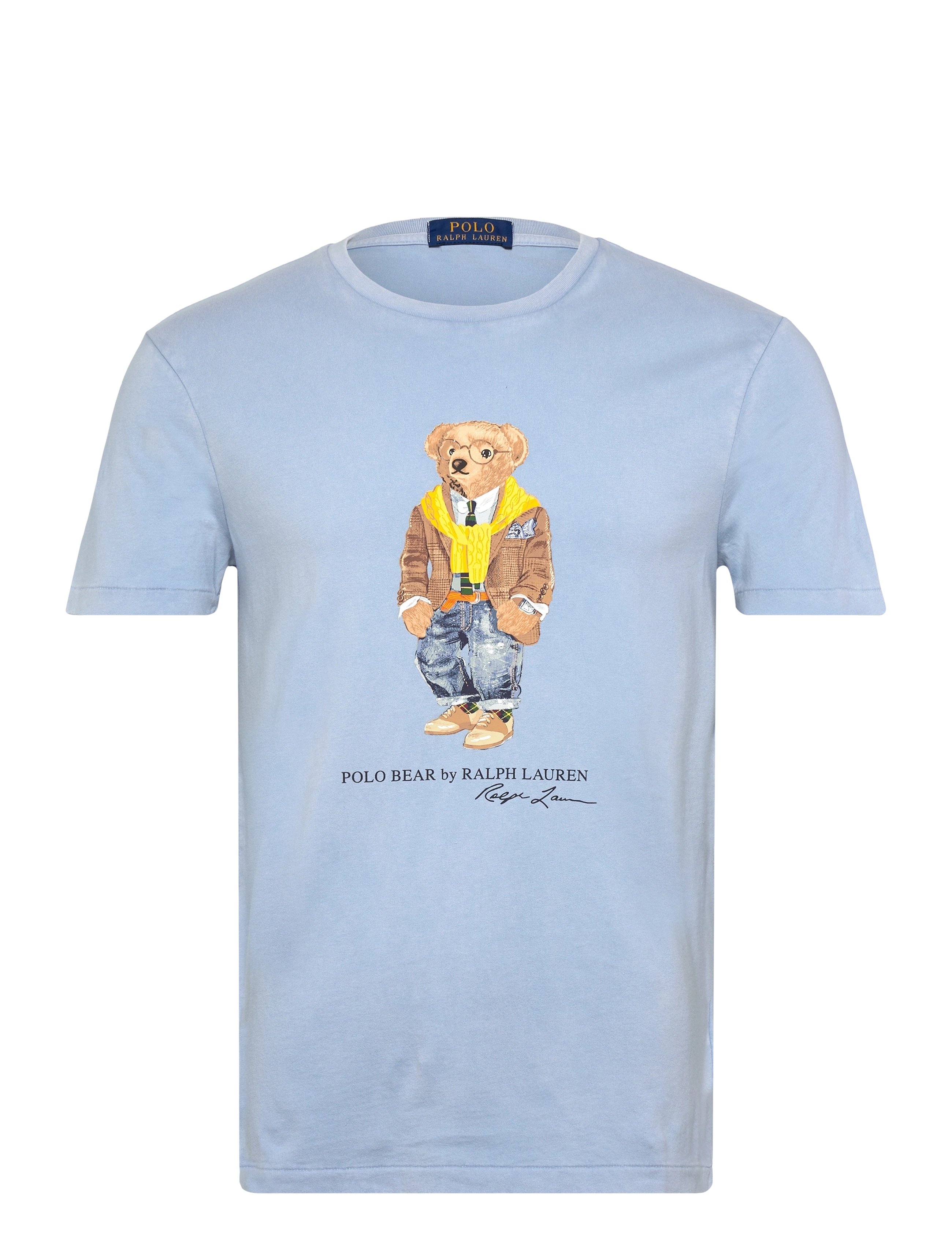 Custom Slim Fit Polo Bear T-Shirt - SOUTHPORT BLUE/HE