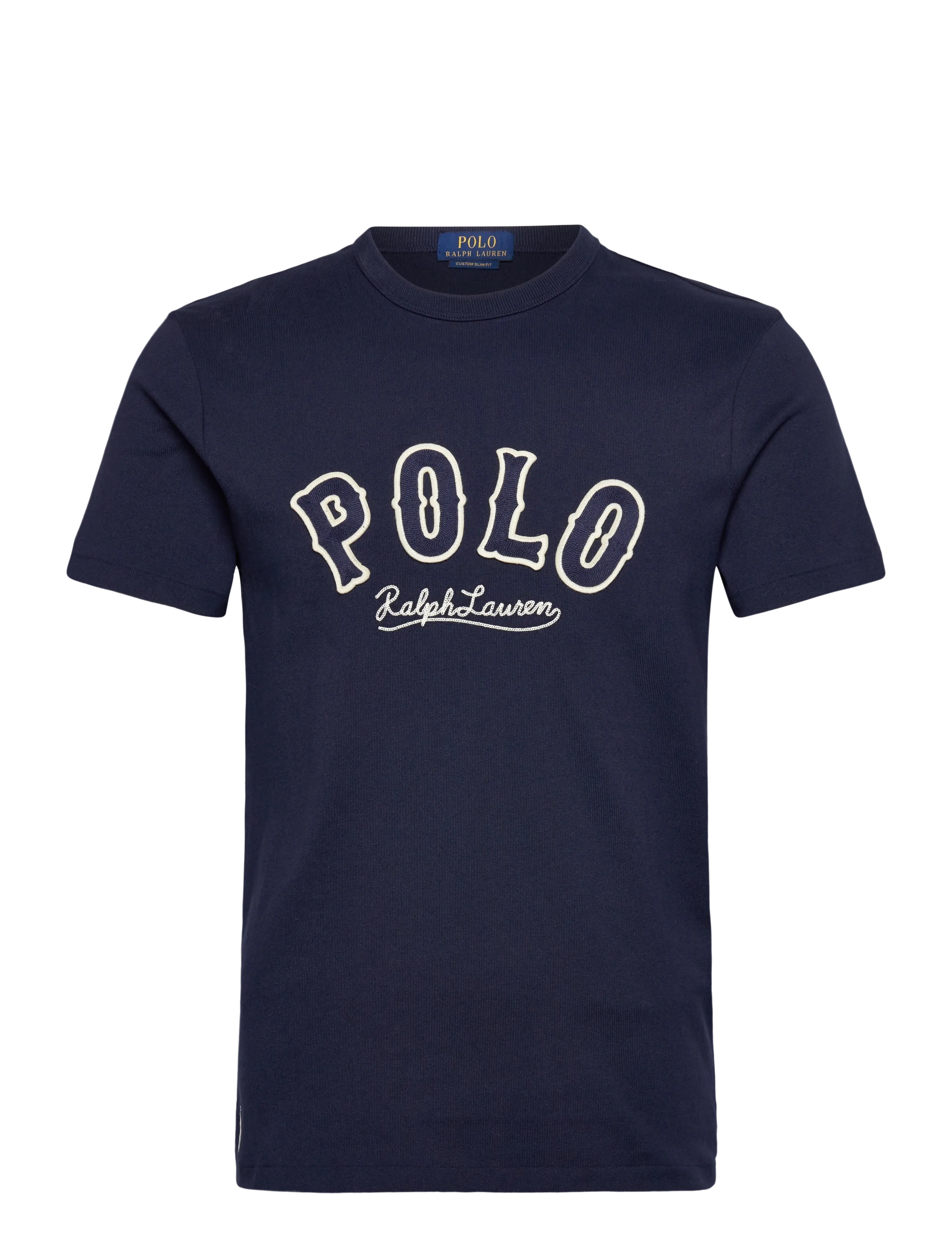 Custom Slim Fit Western-Logo T-Shirt - CRUISE NAVY