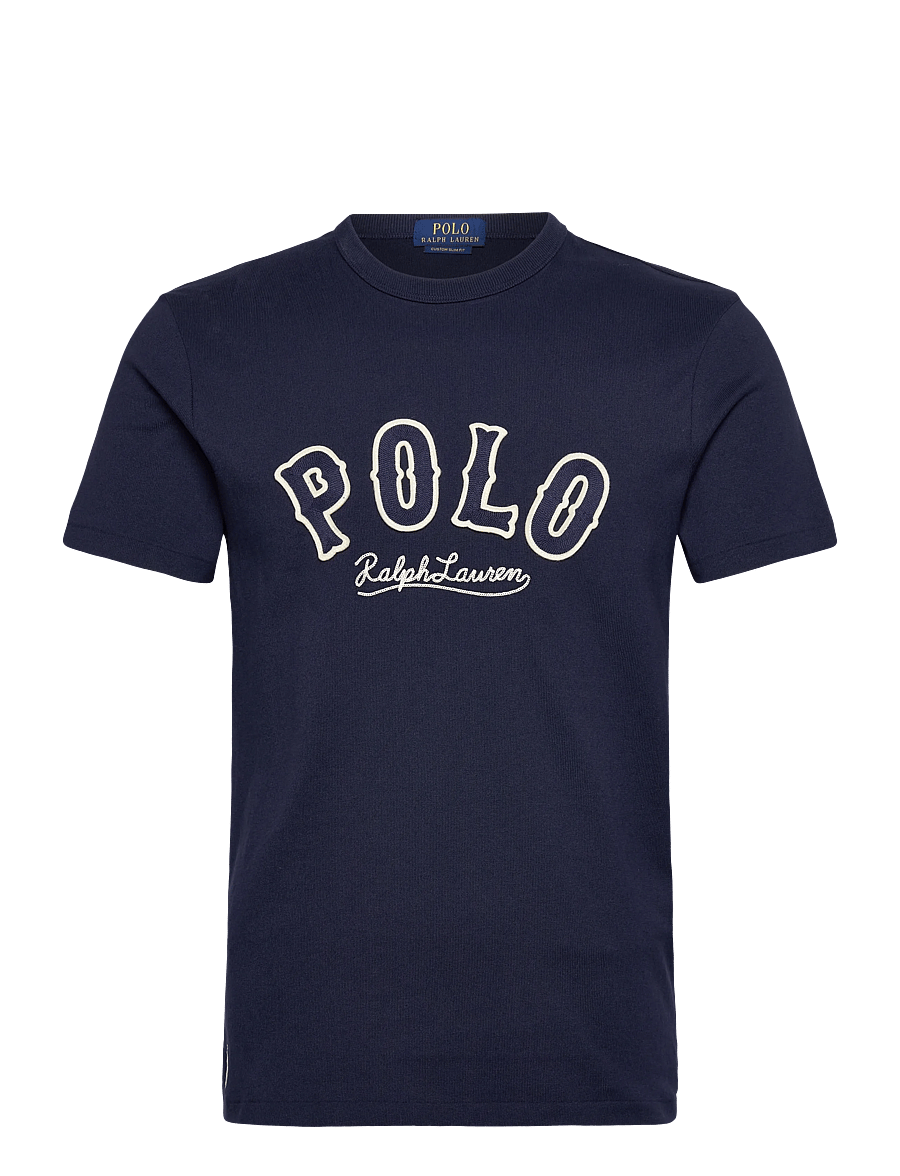 Polo Ralph Lauren - Custom Slim Fit Western-Logo T-Shirt - kurzärmelige t-shirts - cruise navy - 1