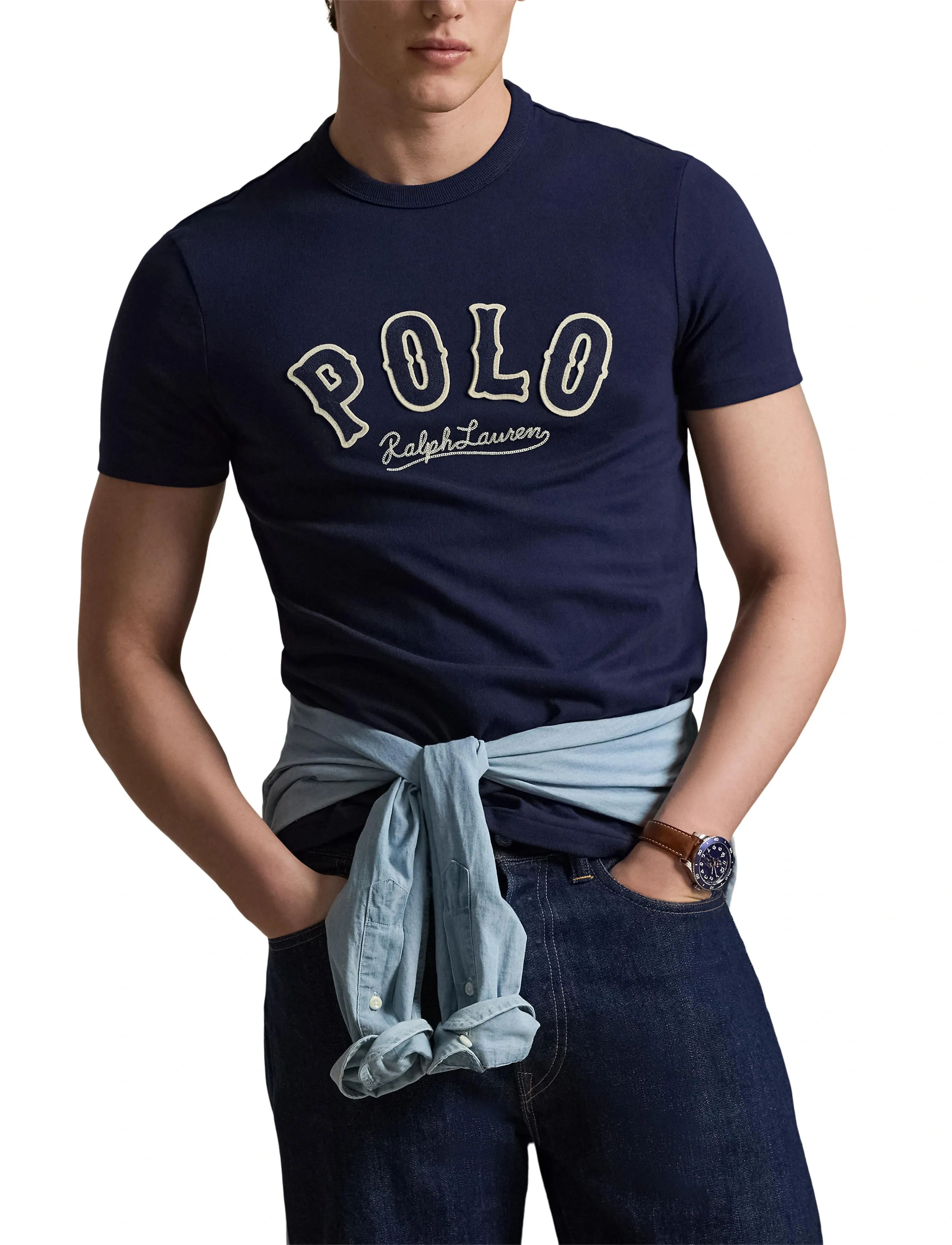 Polo Ralph Lauren 10/1 Jersey-Knt-T-Shirt herr – bild 5