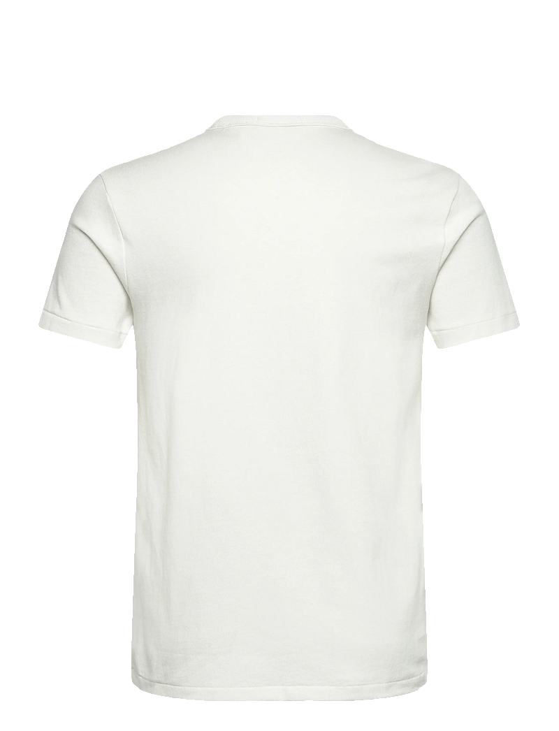 Polo Ralph Lauren - Custom Slim Fit Western-Logo T-Shirt - kortærmede t-shirts - deckwash white - 1