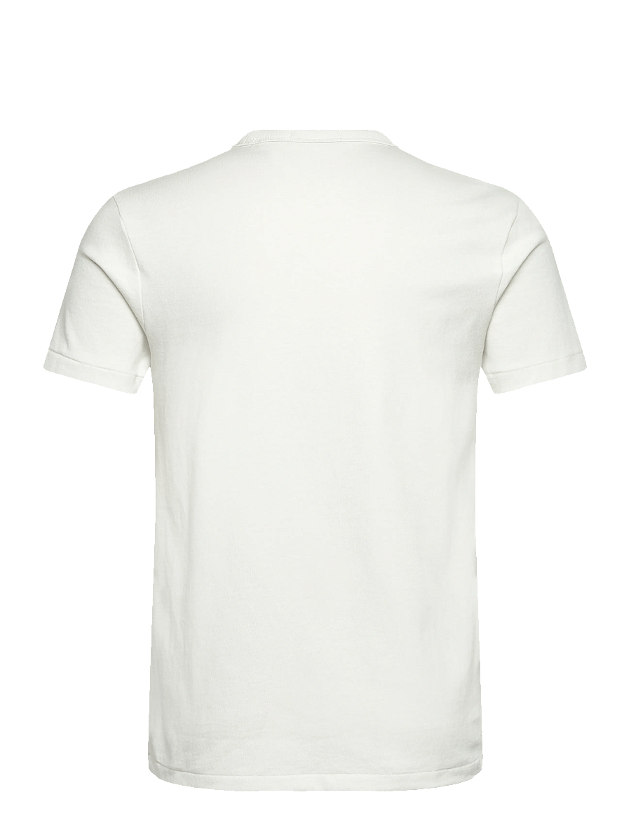 Polo Ralph Lauren - Custom Slim Fit Western-Logo T-Shirt - kurzärmelige t-shirts - deckwash white - 2