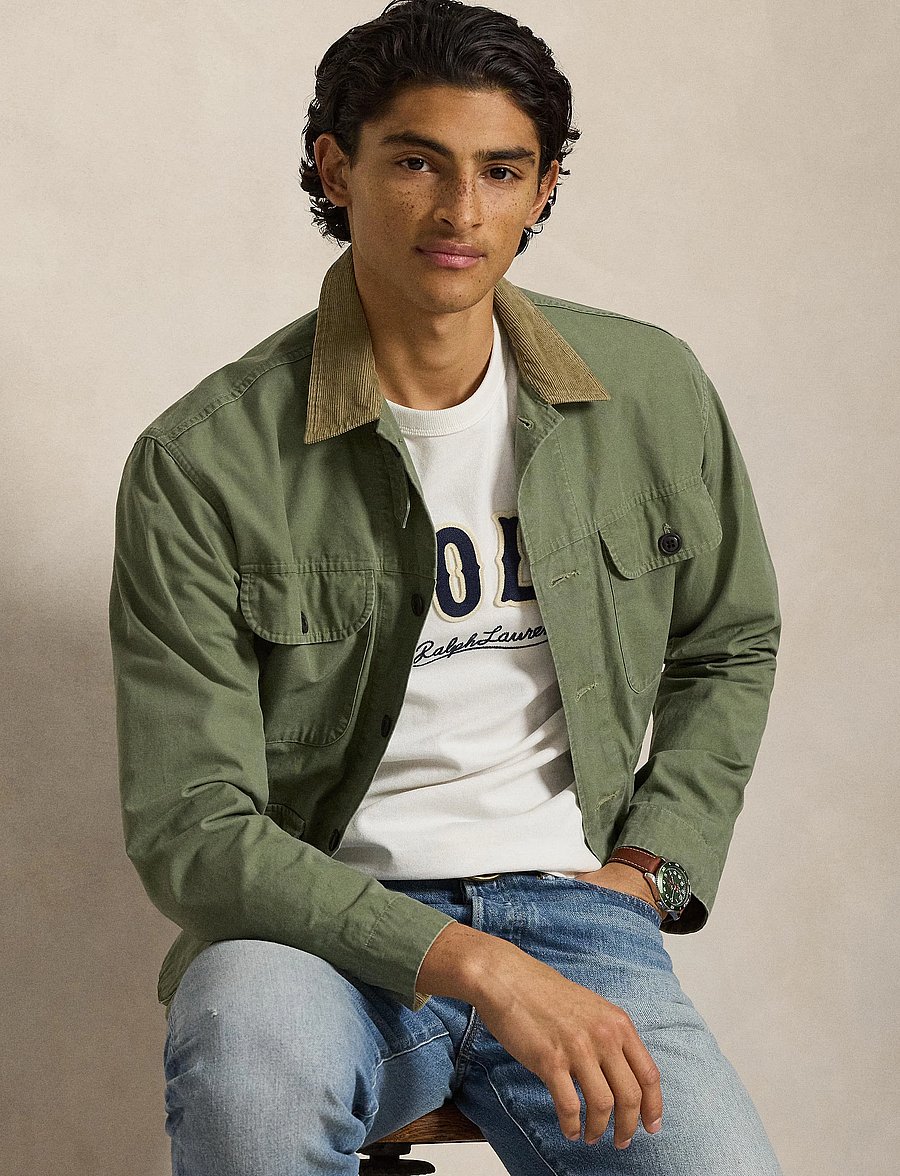 Polo Ralph Lauren - Custom Slim Fit Western-Logo T-Shirt - kurzärmelige t-shirts - deckwash white - 5