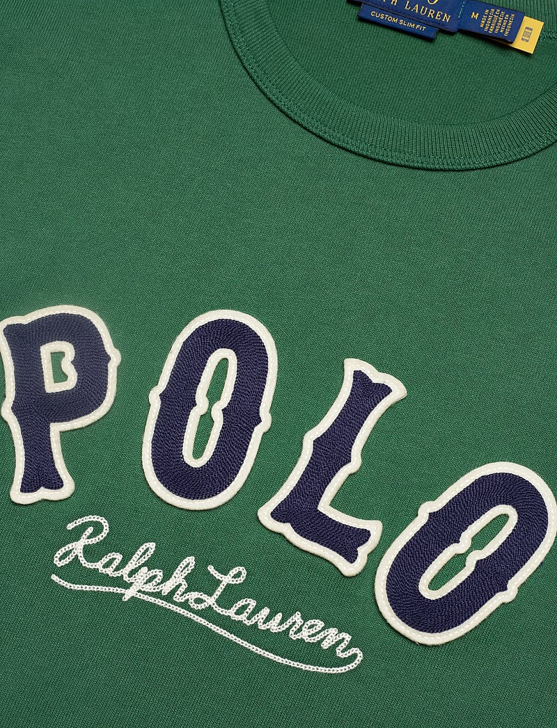 Polo Ralph Lauren - Custom Slim Fit Western-Logo T-Shirt - t-shirts - verano green - 2