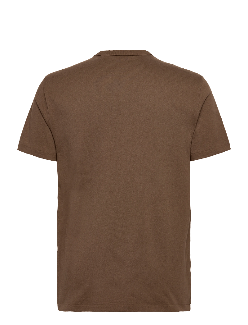 Polo Ralph Lauren - Custom Slim Fit Western-Logo T-Shirt - t-shirts - york brown - 1