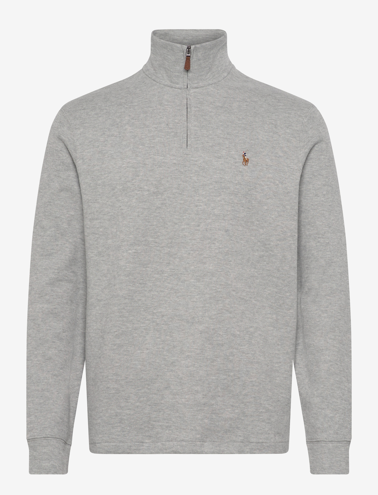 Polo Ralph Lauren - Estate-Rib Quarter-Zip Pullover - halfzip strik - andover heather - 0