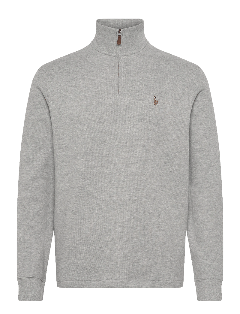 Polo Ralph Lauren - Estate-Rib Quarter-Zip Pullover - pullover mit halbem reißverschluss - andover heather - 0