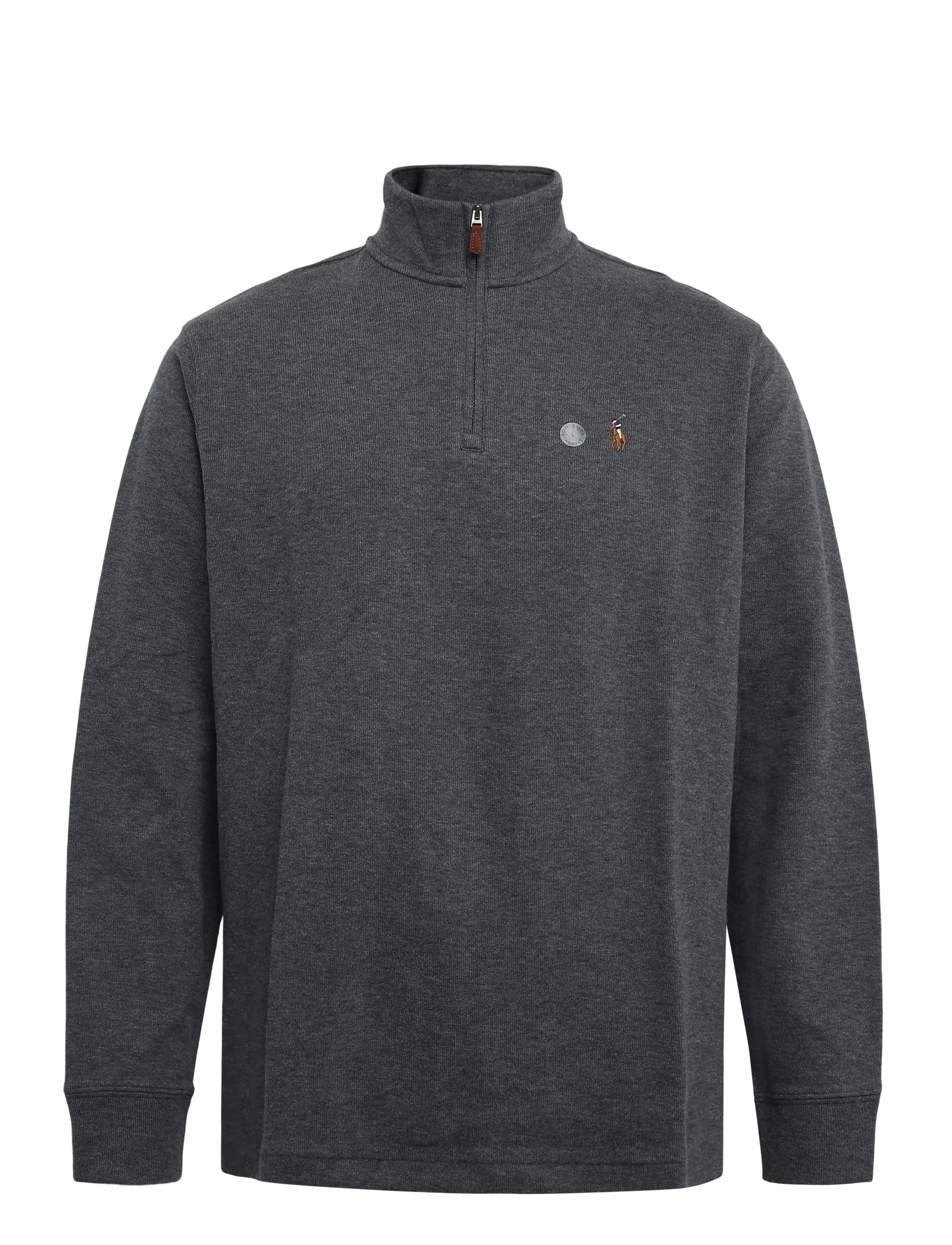 Polo Ralph Lauren 40/1 DBL KNIT JACQ-KNT-PULLOVER - Strickmode - BARCLAY HEATHER / grey