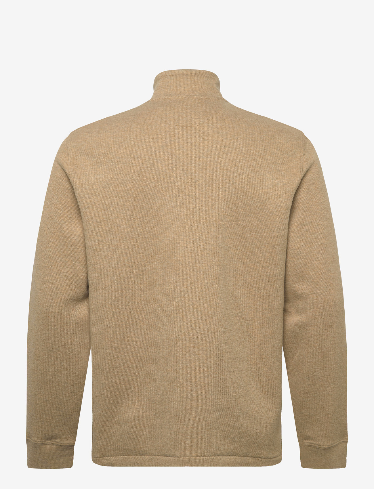 Polo Ralph Lauren - Estate-Rib Quarter-Zip Pullover - puolivetoketjulliset neuleet - cafe tan heather - 1