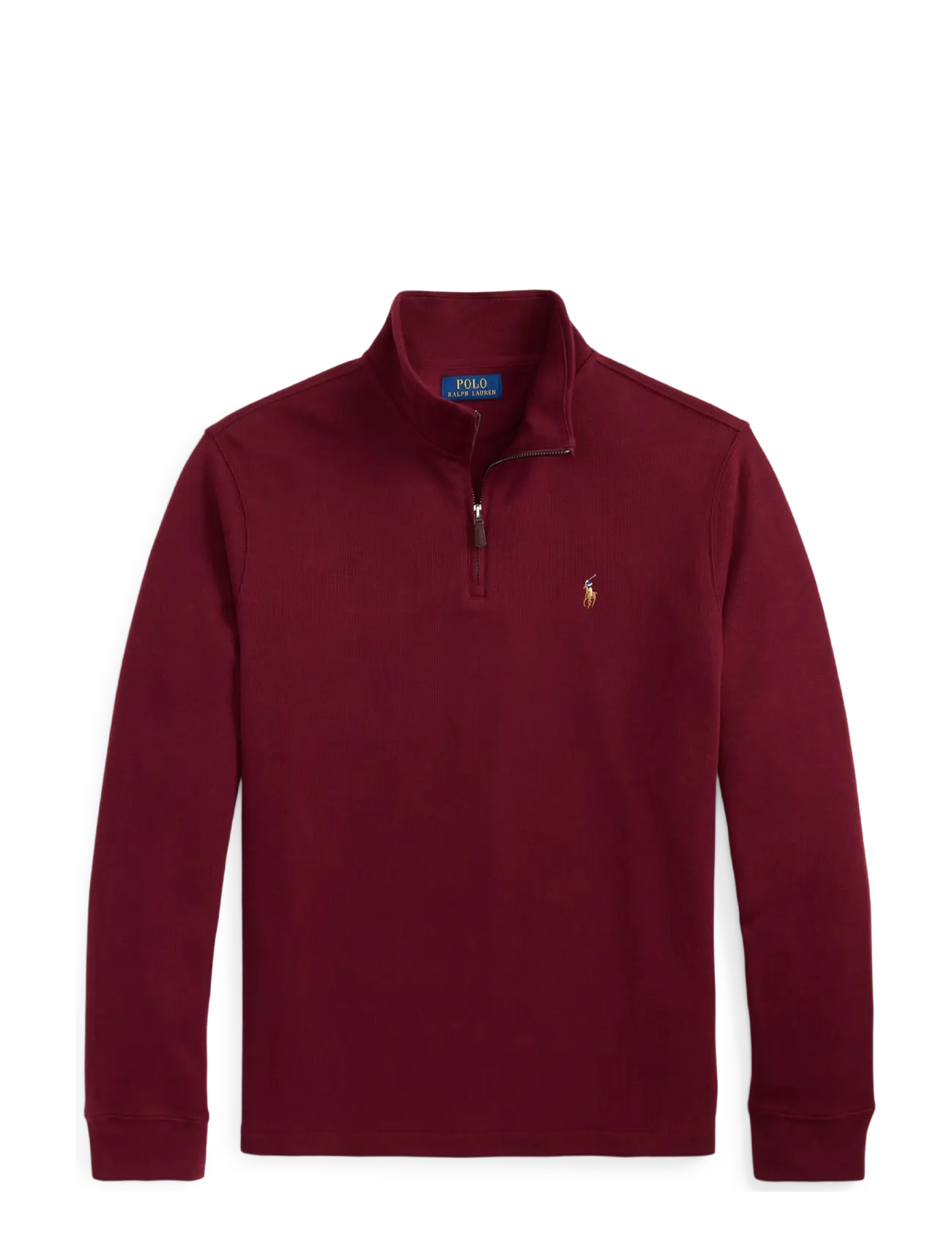 Polo Ralph Lauren 40/1 DBL KNIT JACQ-KNT-PULLOVER - Kleidung - CLASSIC WINE / burgundy